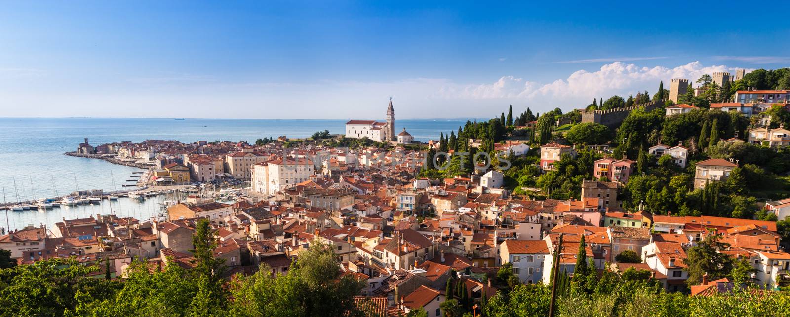 Picturesque old town Piran - Slovenia. by kasto