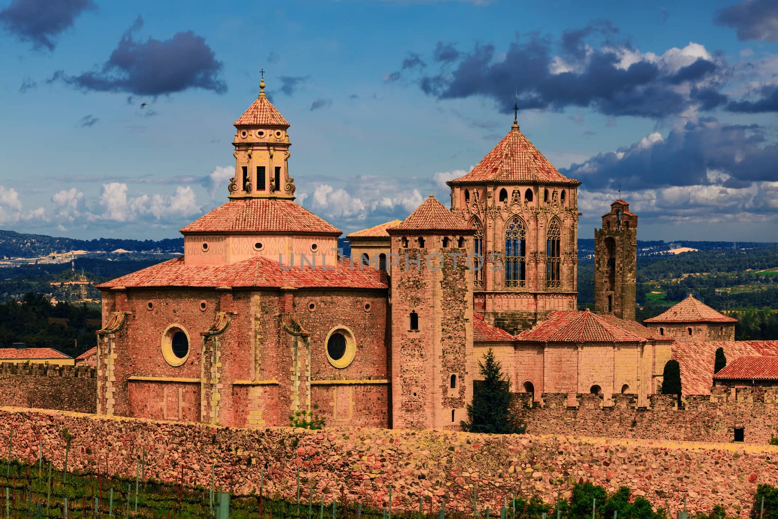 monastery Santa Maria de Poblet, Spain by Nobilior