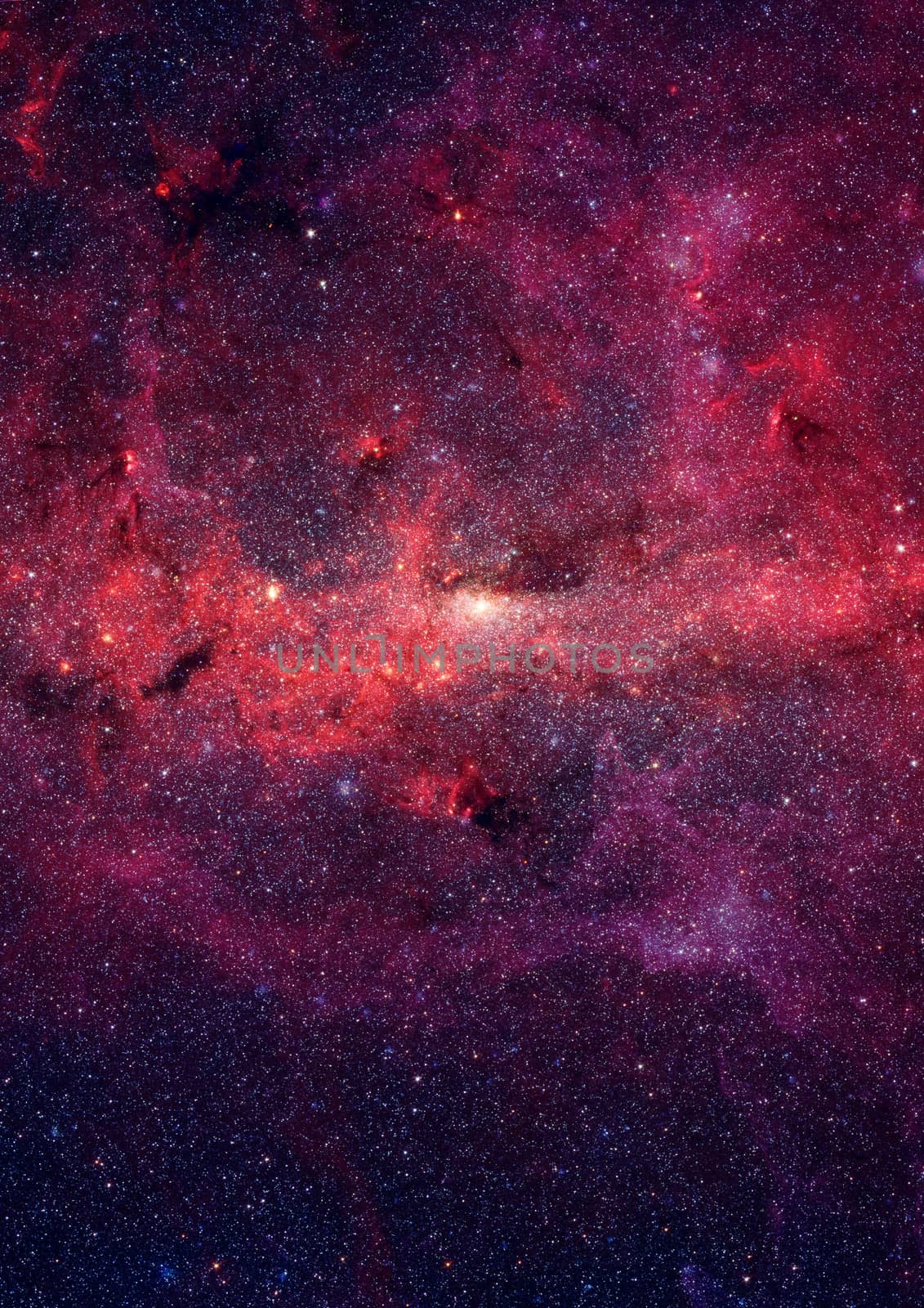 Star field in space, a nebulae and a gas congestion