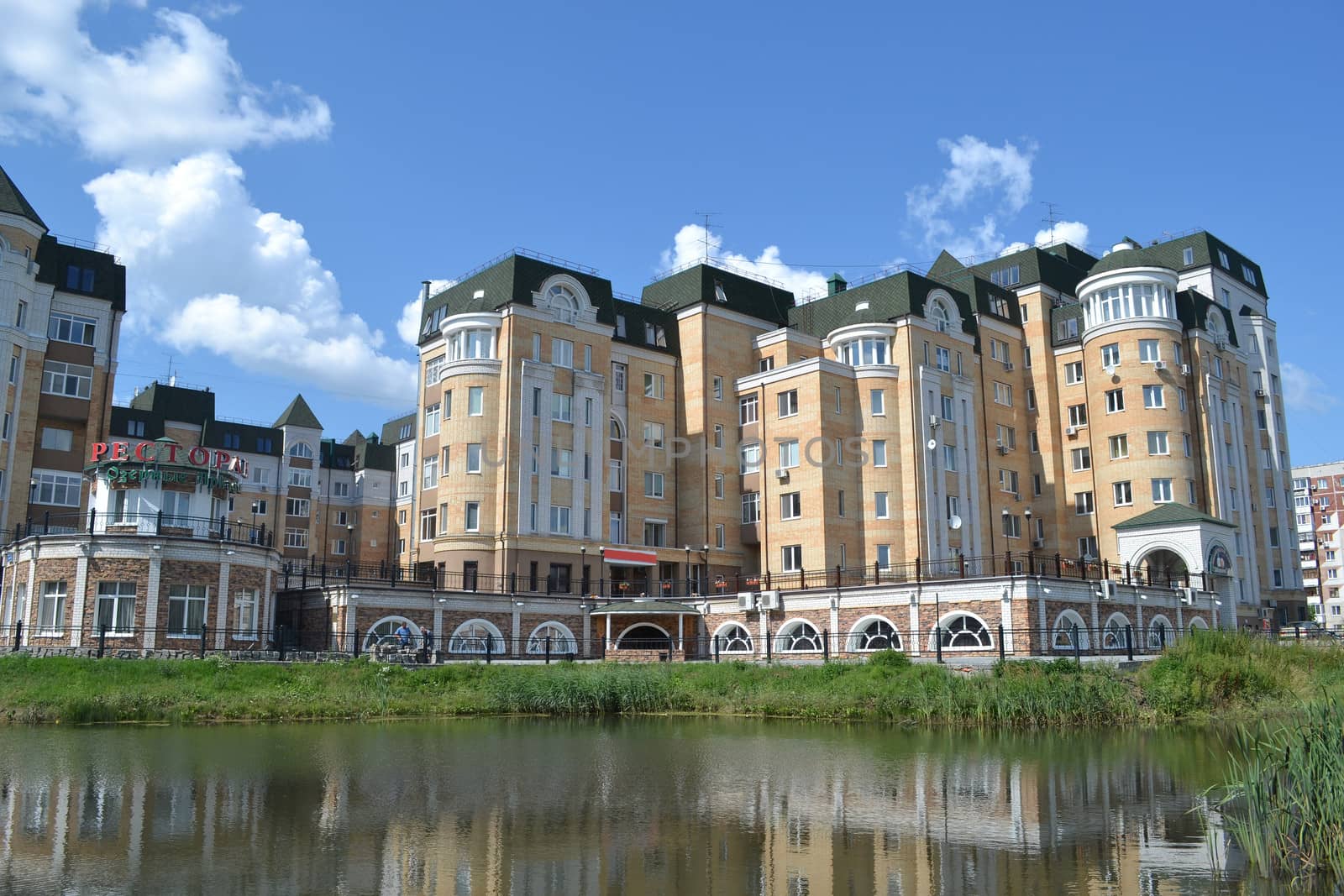 Housing complex "Lake Arcades" (fragment). Tyumen. Russia.