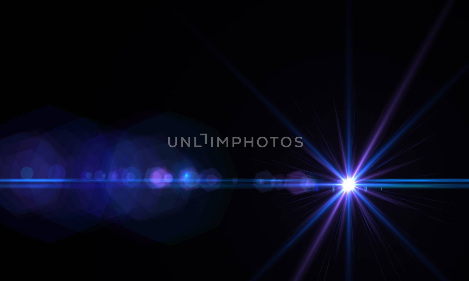 Lens flare effect by vitanovski