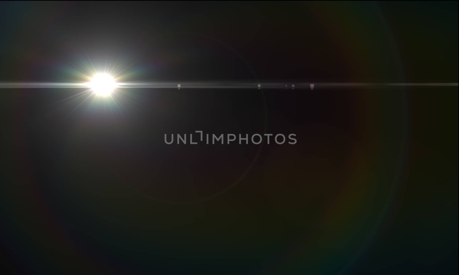 Lens flare effect in  space made with ae cs5