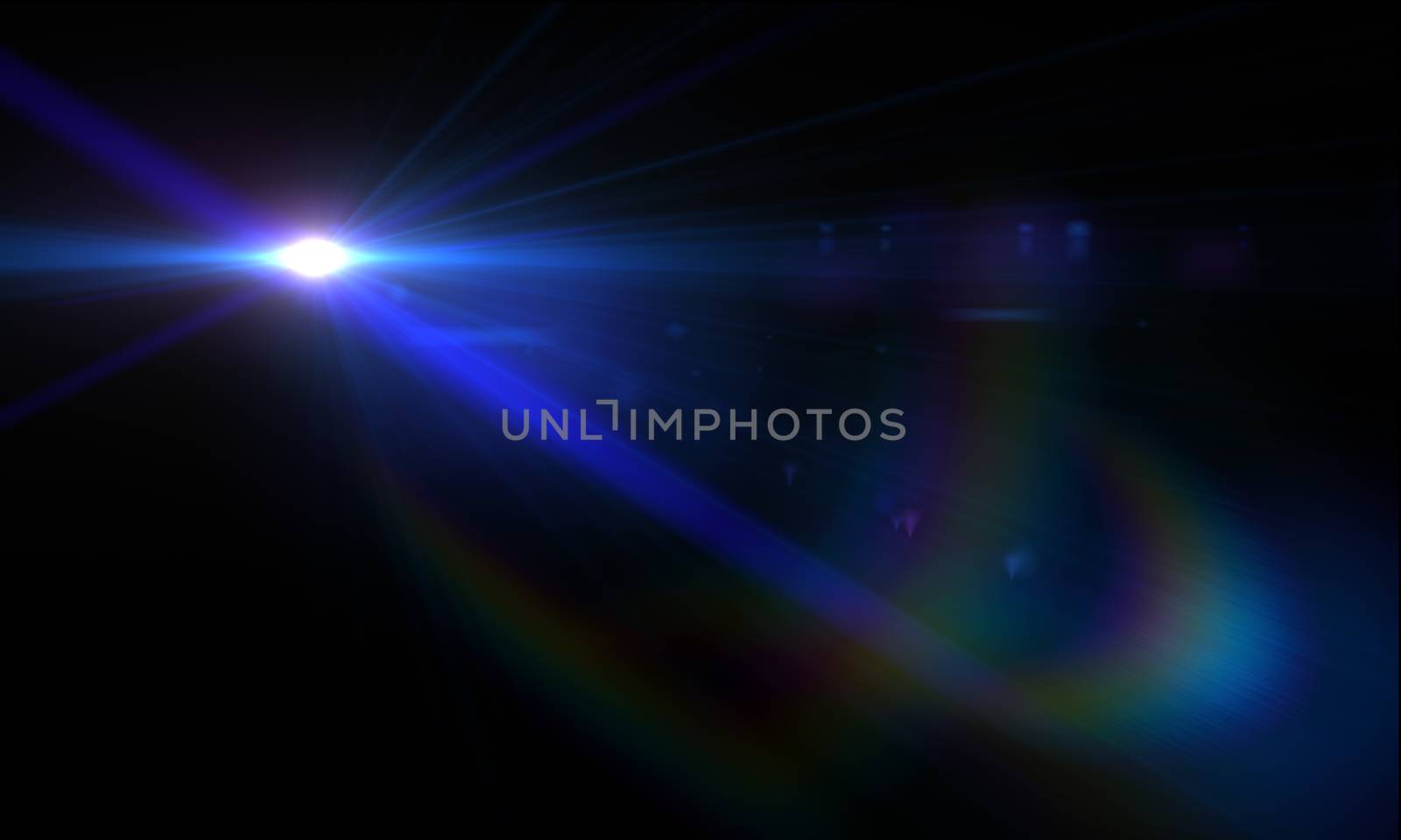 Lens flare effect in  space made with ae cs5