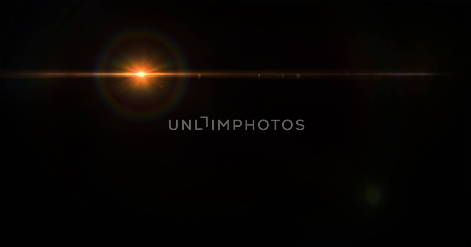 Lens flare effect in  space made with ae cs5