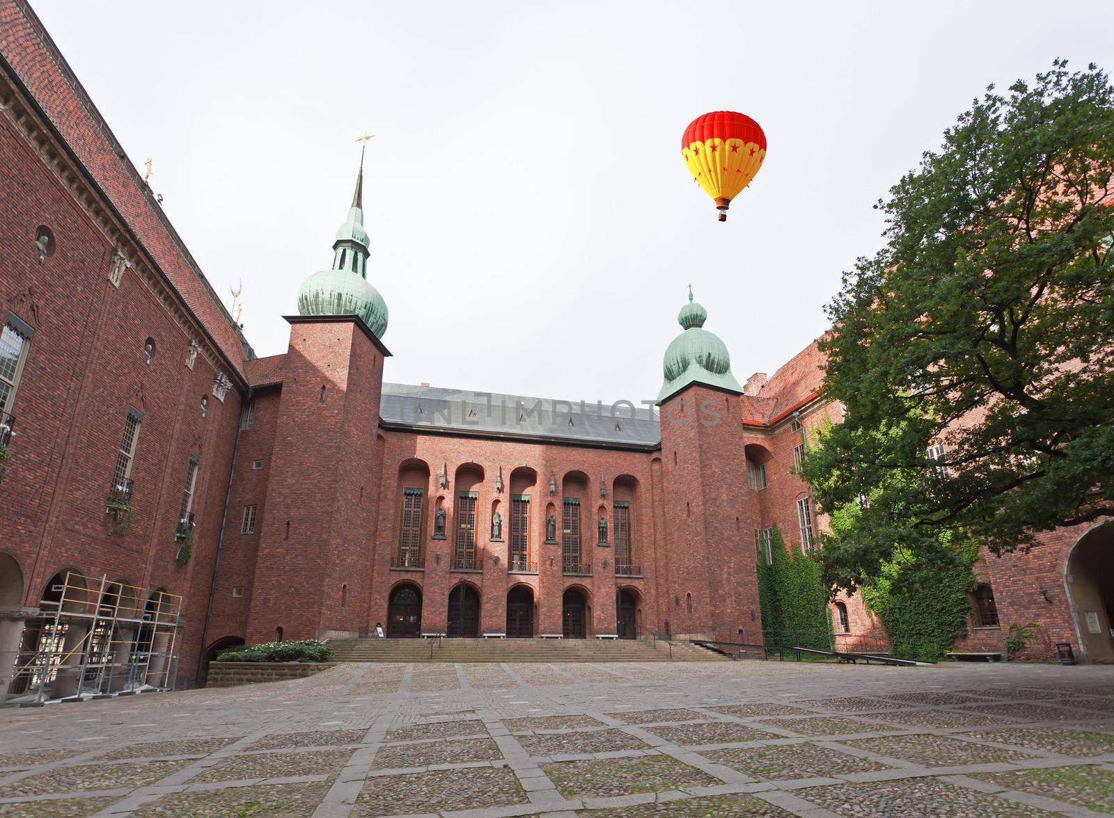 The famous City hall of Stockholm Sweden