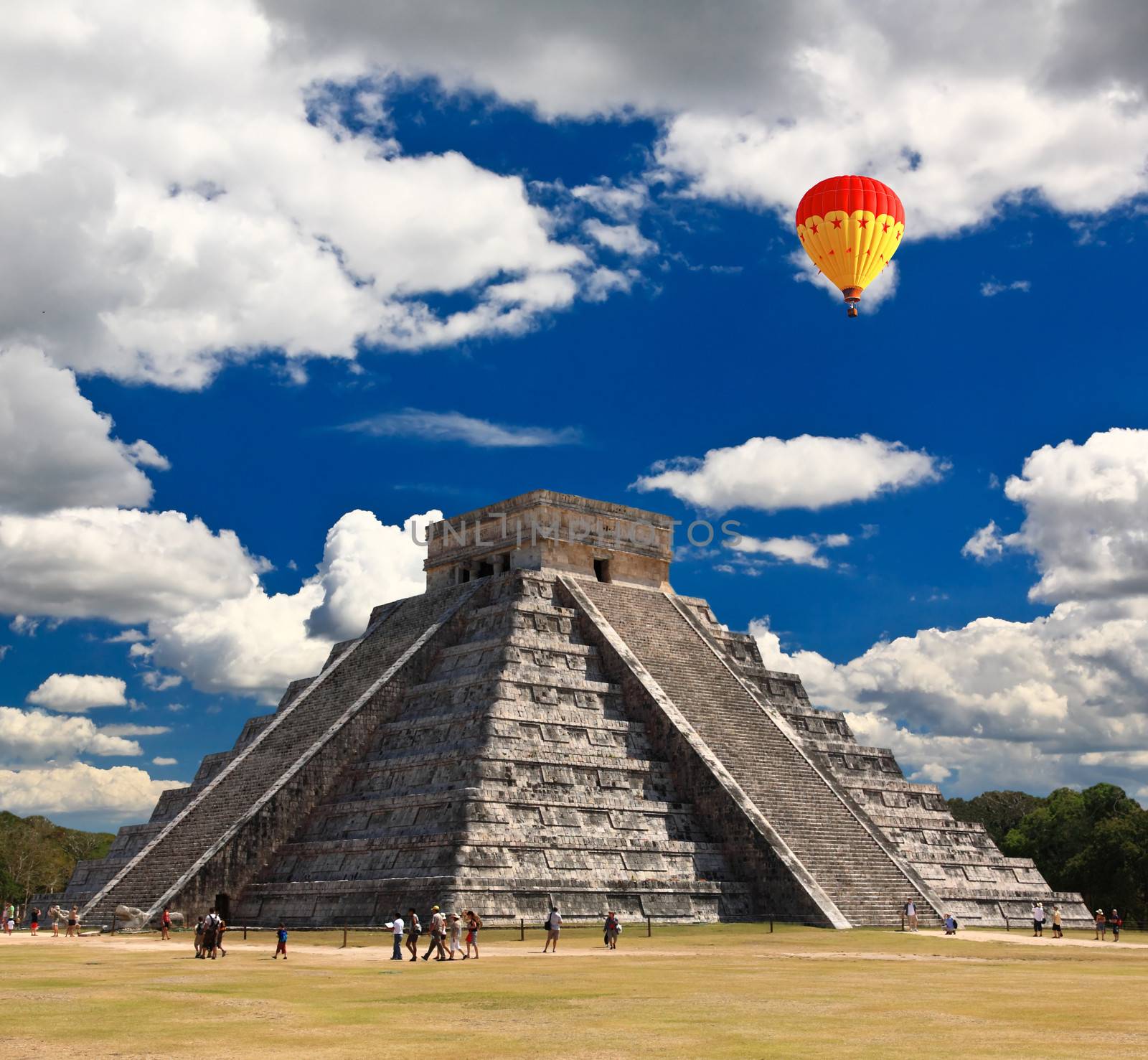 The temples of chichen itza temple in Mexico by gary718