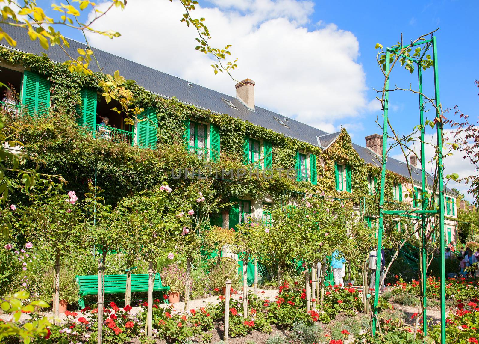 Claude Monet garden and house near Paris France
