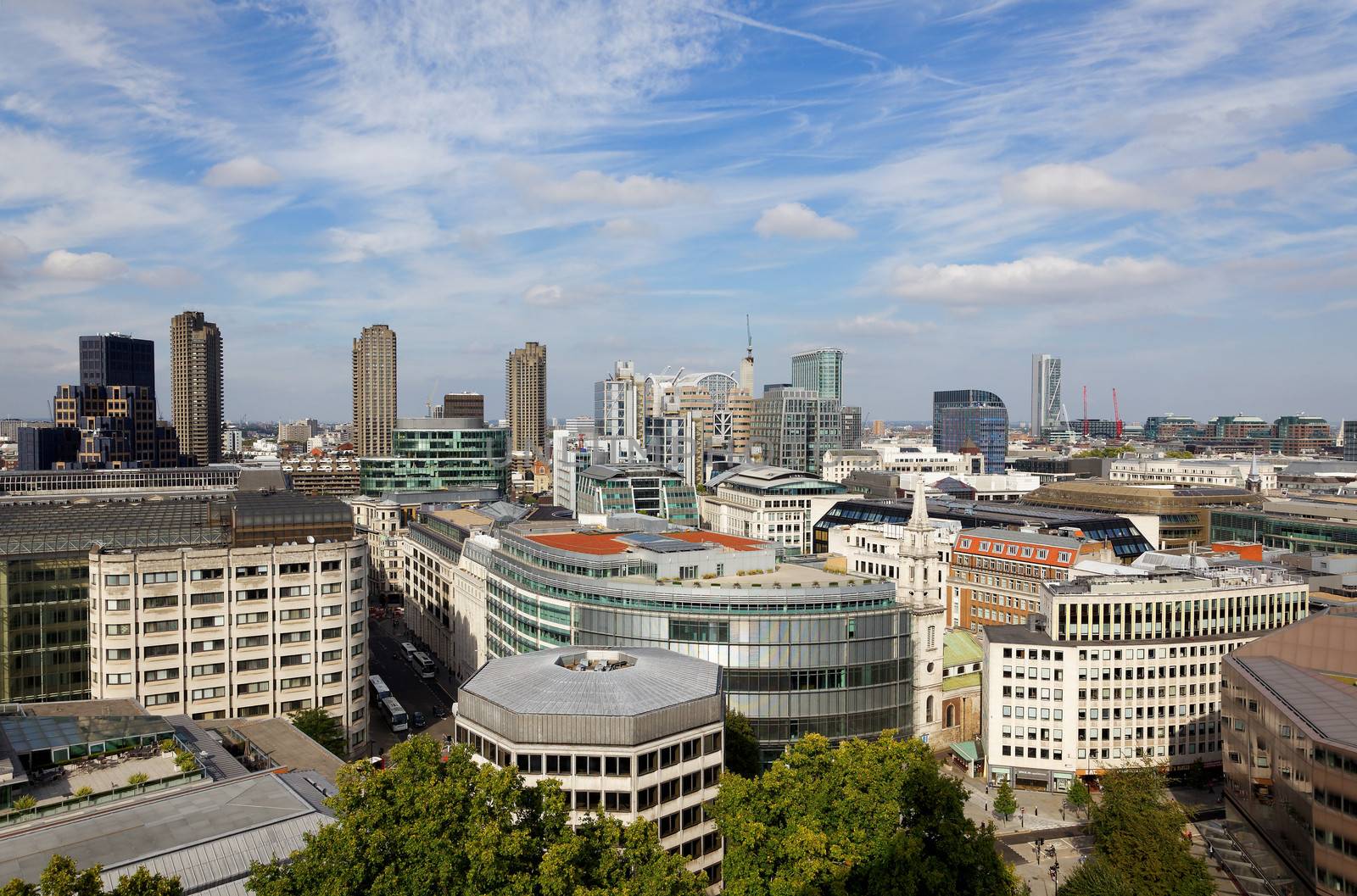 London city view from the top of St. Paul Cathedral by gary718