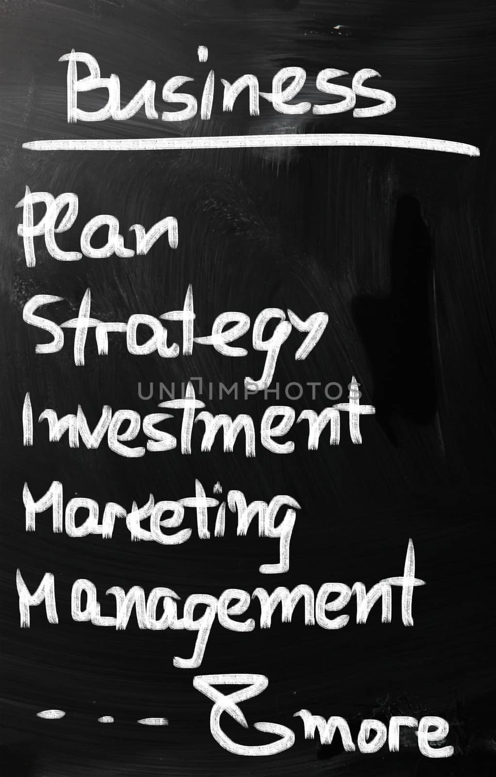 Business plan concept.
