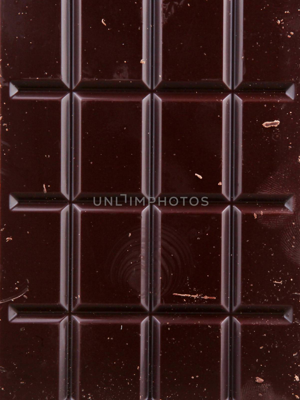 dark chocolate bar as background