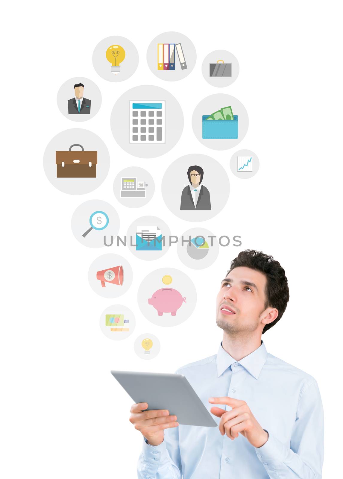 Modern business communication concept by bloomua