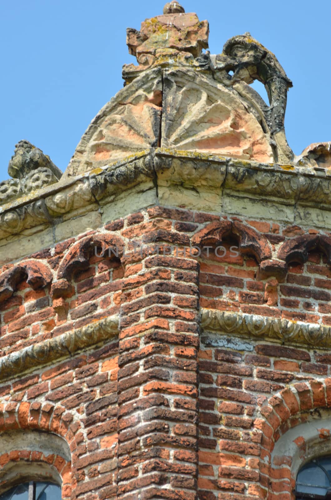 Detail of Brick tower