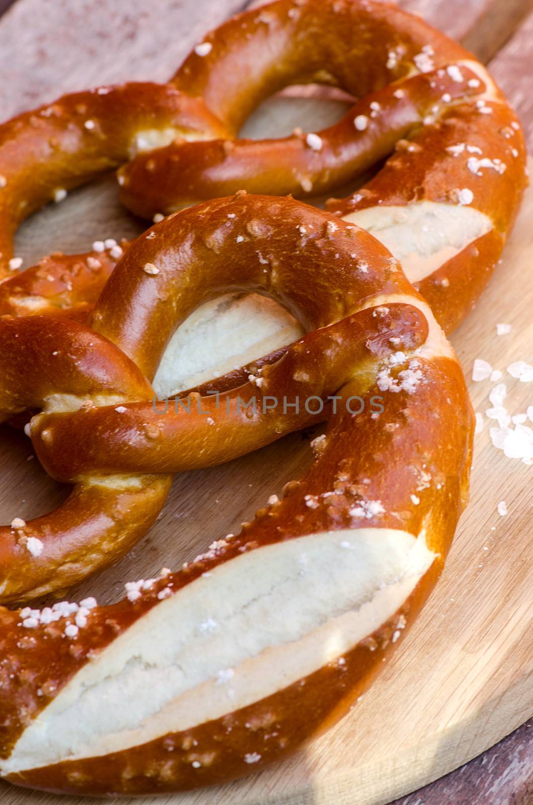 Oktoberfest traditional German pretzels