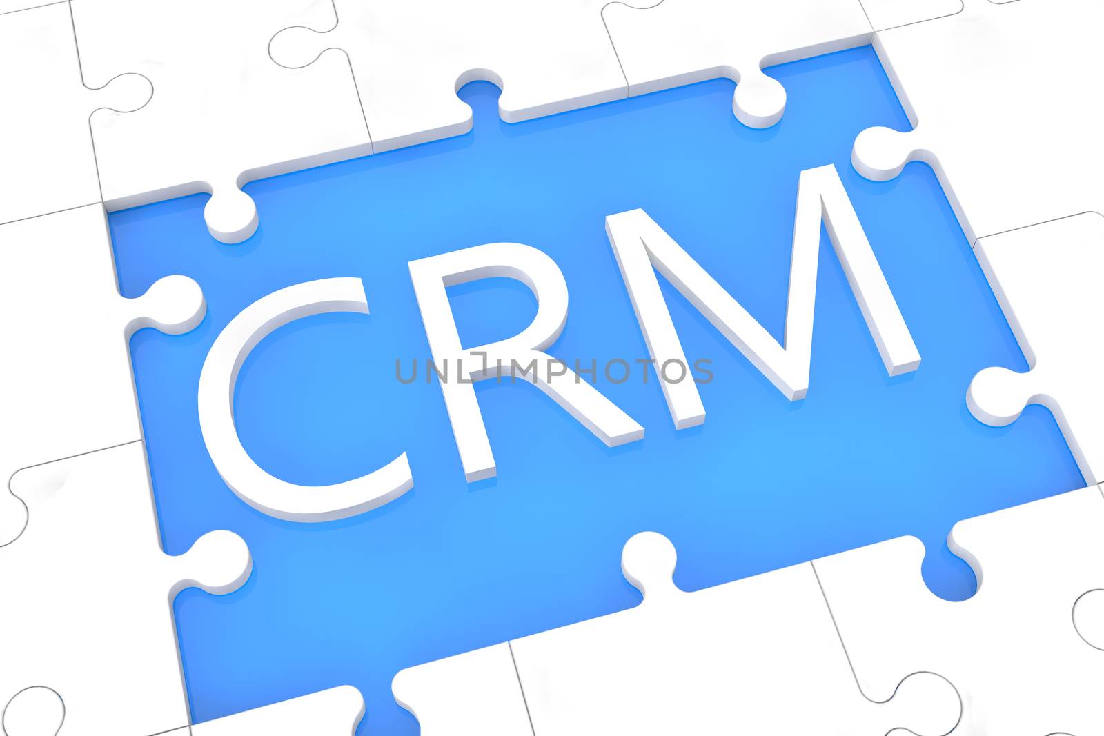 Puzzle CRM concept by Mazirama