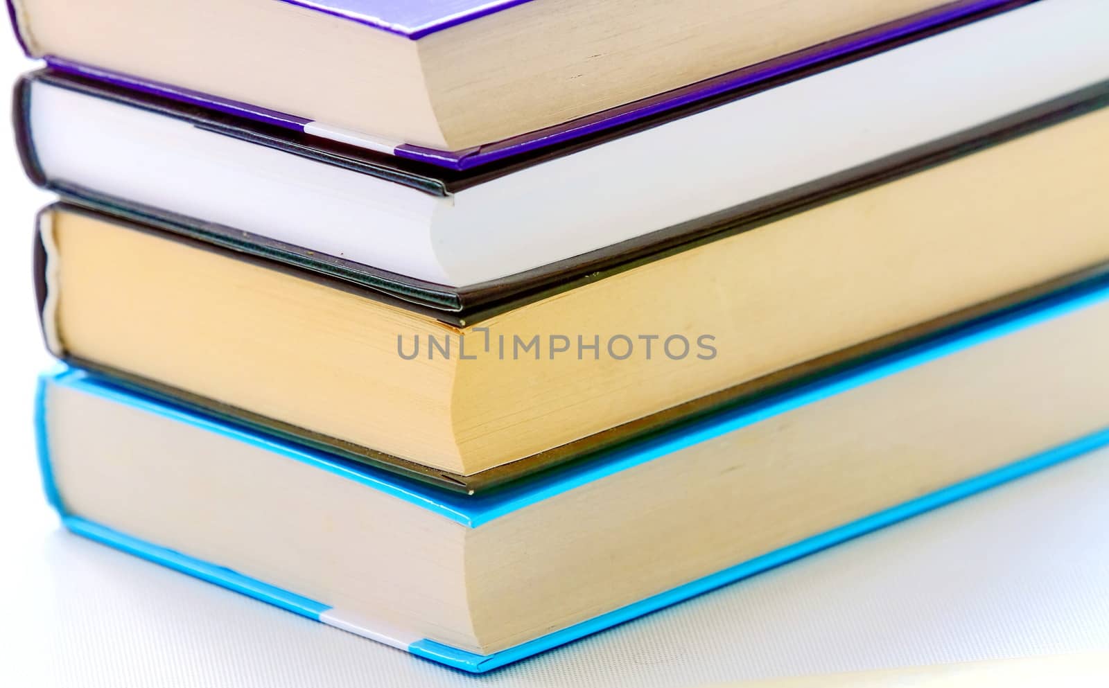 stack of books by victorych