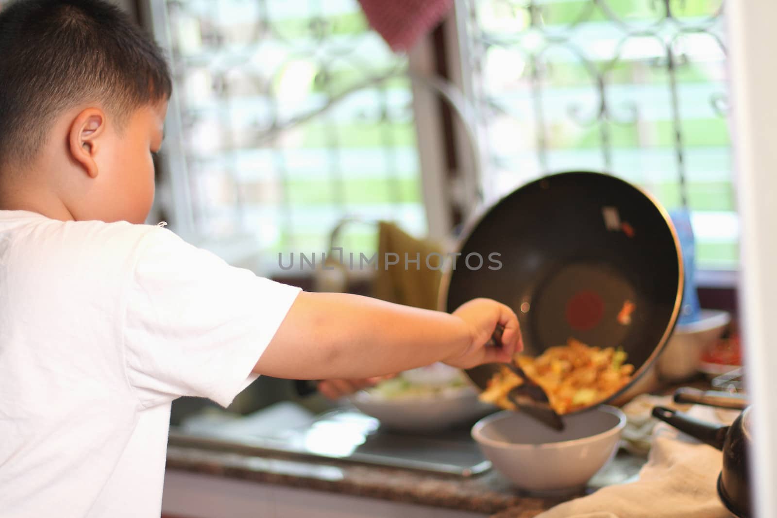 The little Boys are cooking by myrainjom01