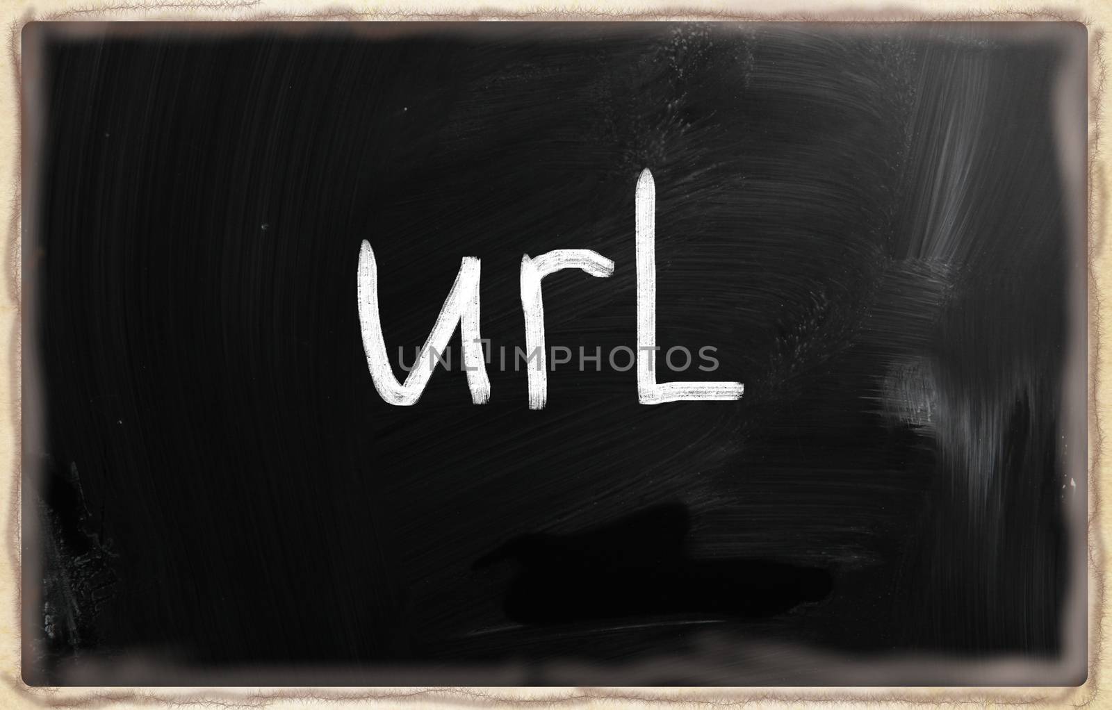 marketing concept handwritten with chalk on a blackboard