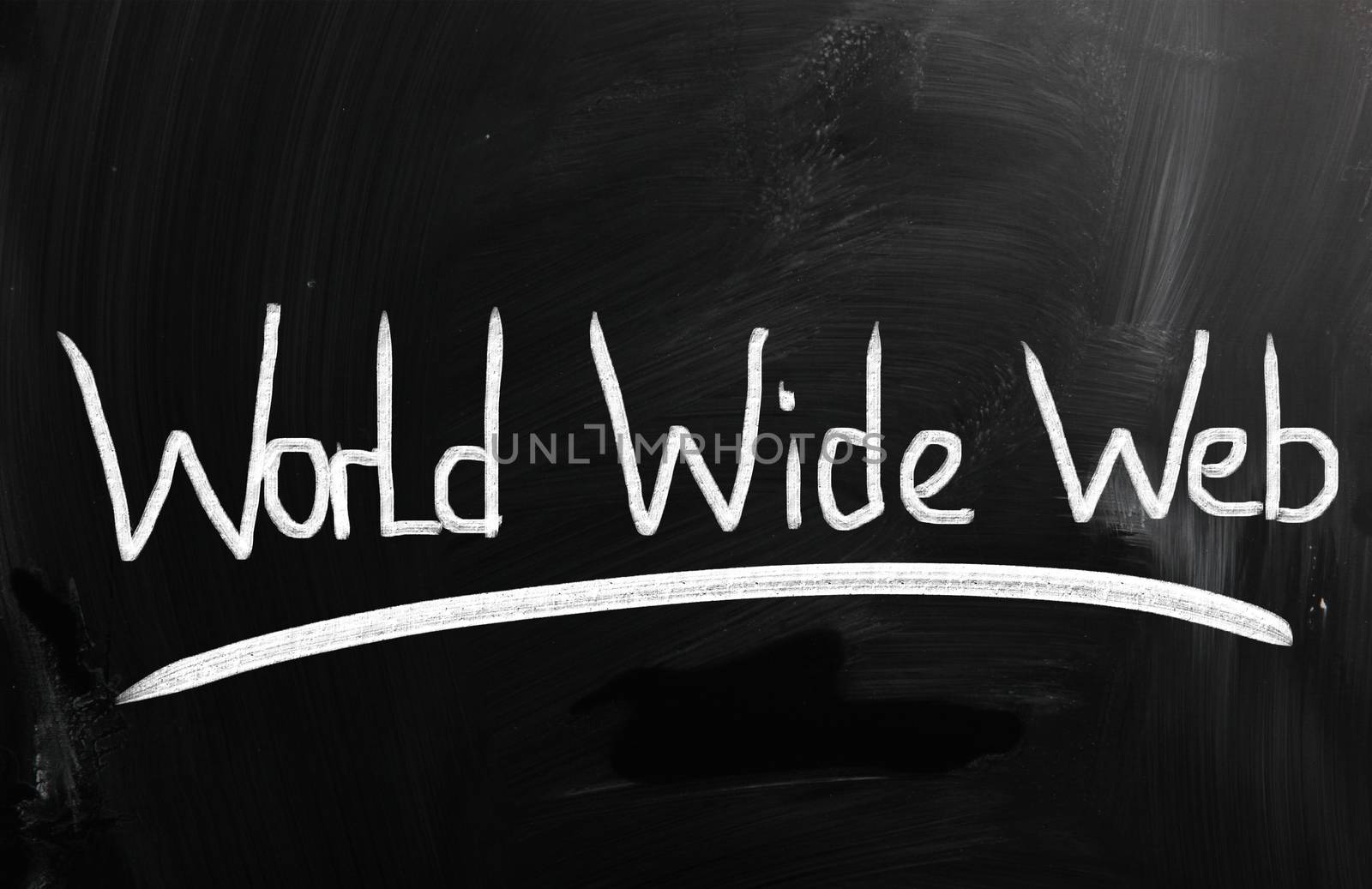marketing concept handwritten with chalk on a blackboard