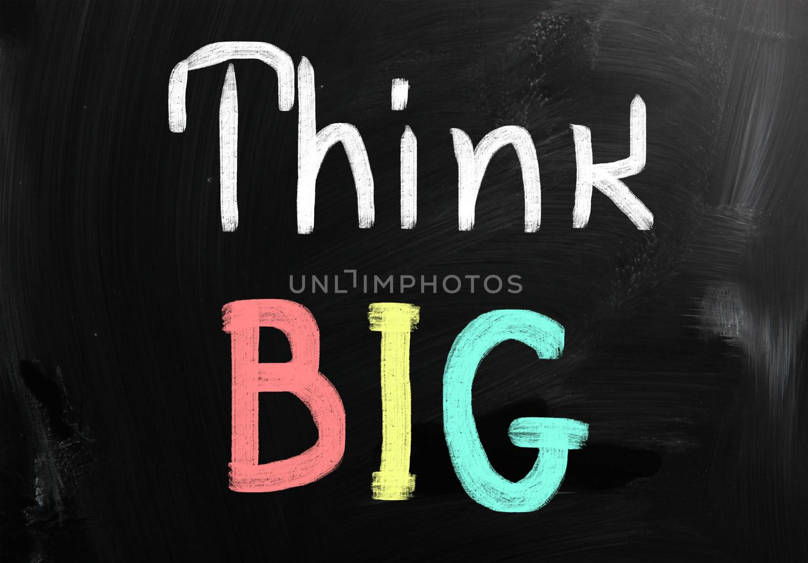 marketing concept handwritten with chalk on a blackboard