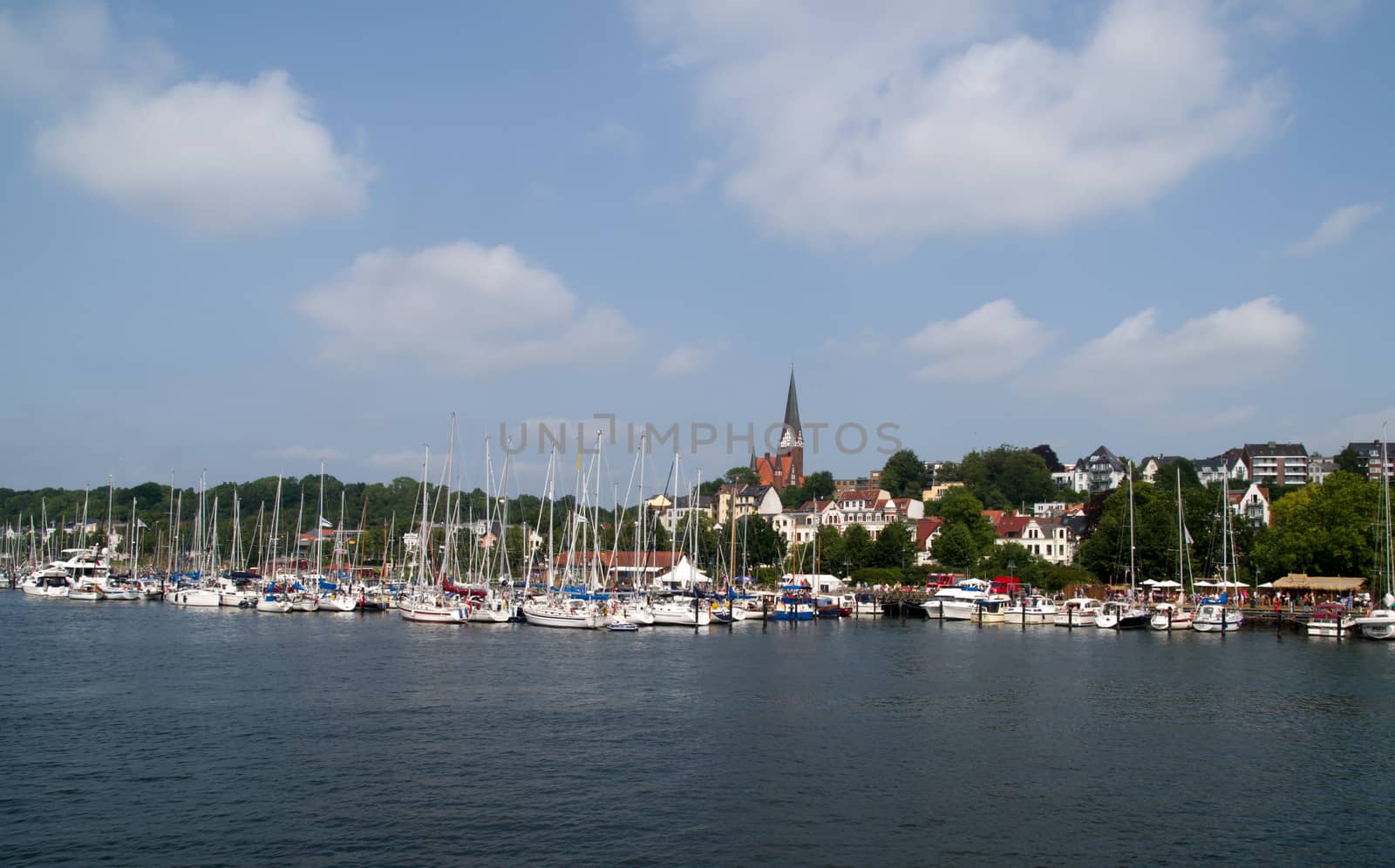 Flensburg town in the north of Germany
