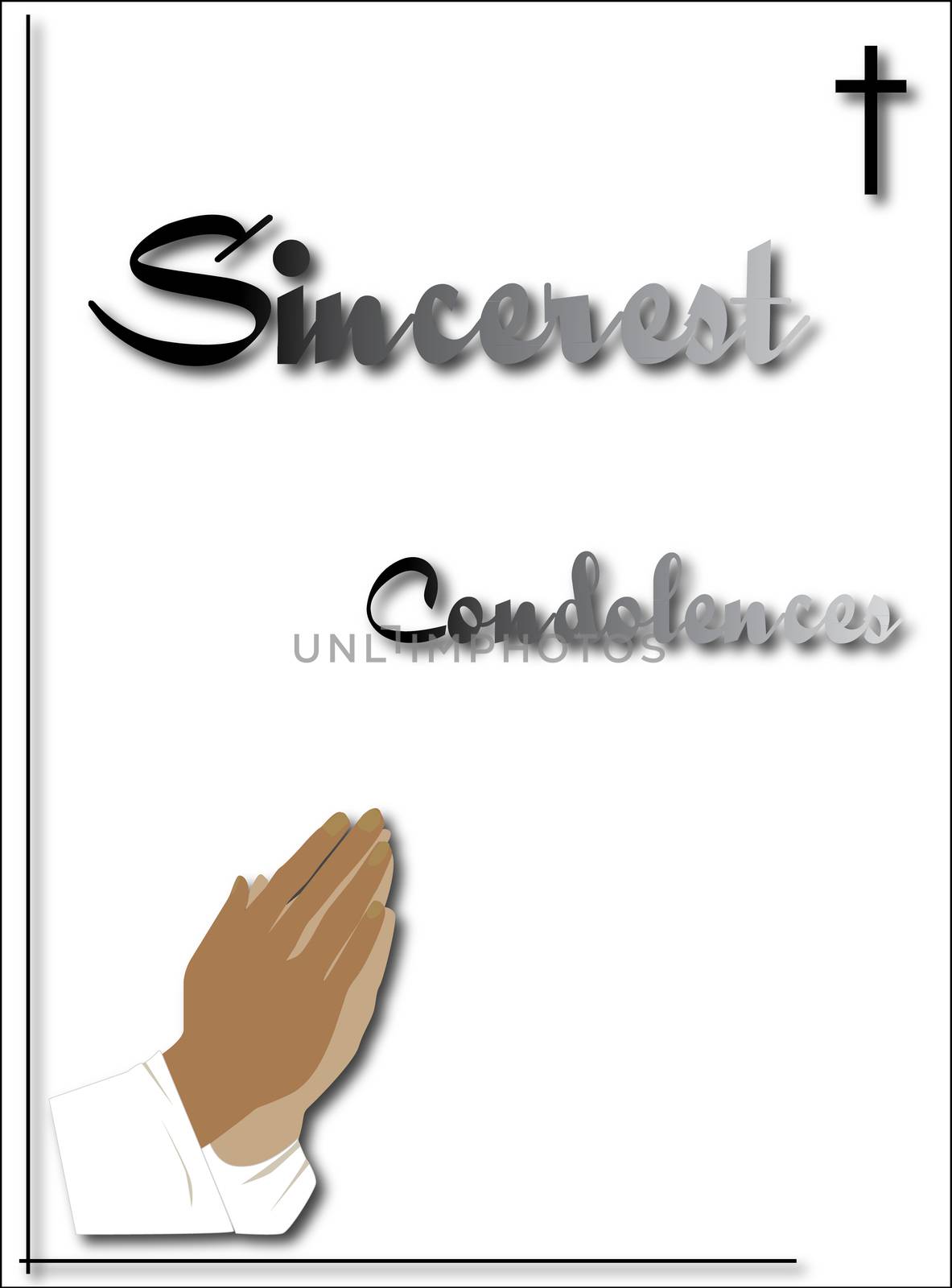 condolence card by compuinfoto