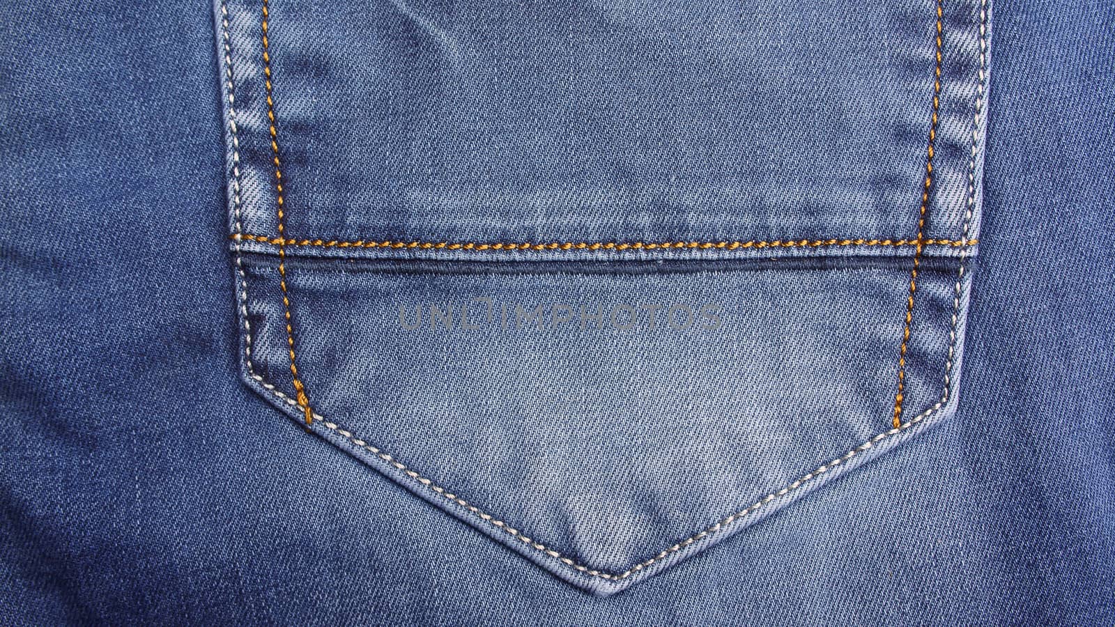 Hip pocket classic jeans. fragment.    