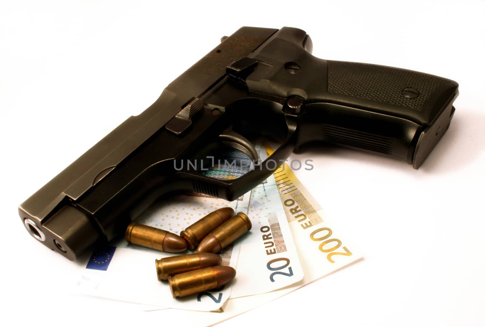 Gun and money by draskovic