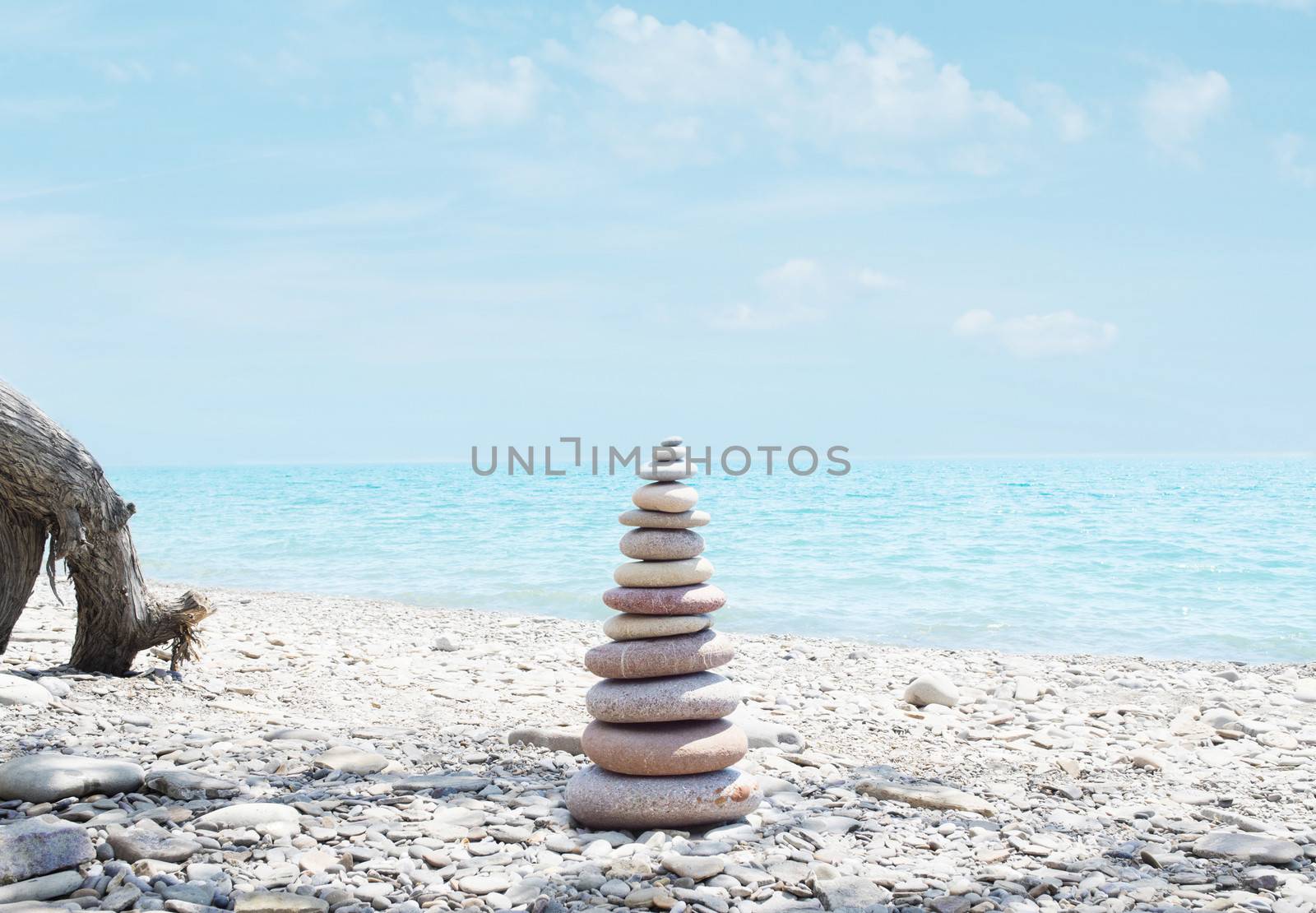 Pyramid of pebbles  by gurin_oleksandr