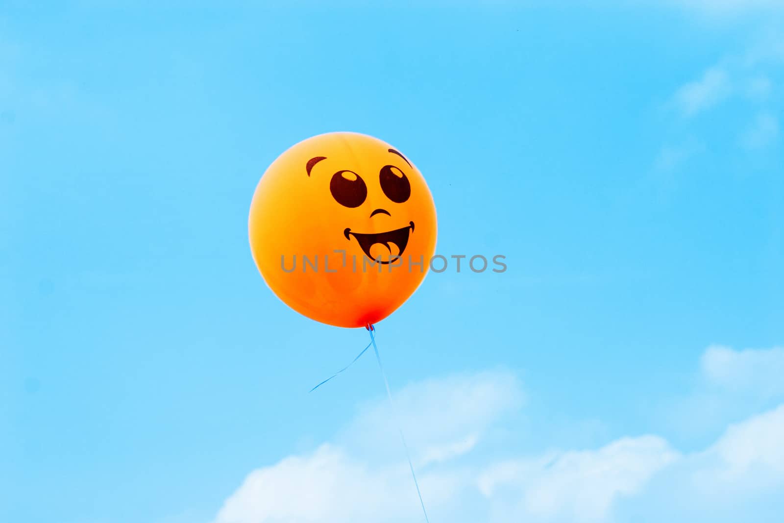 funny balloon in the sky