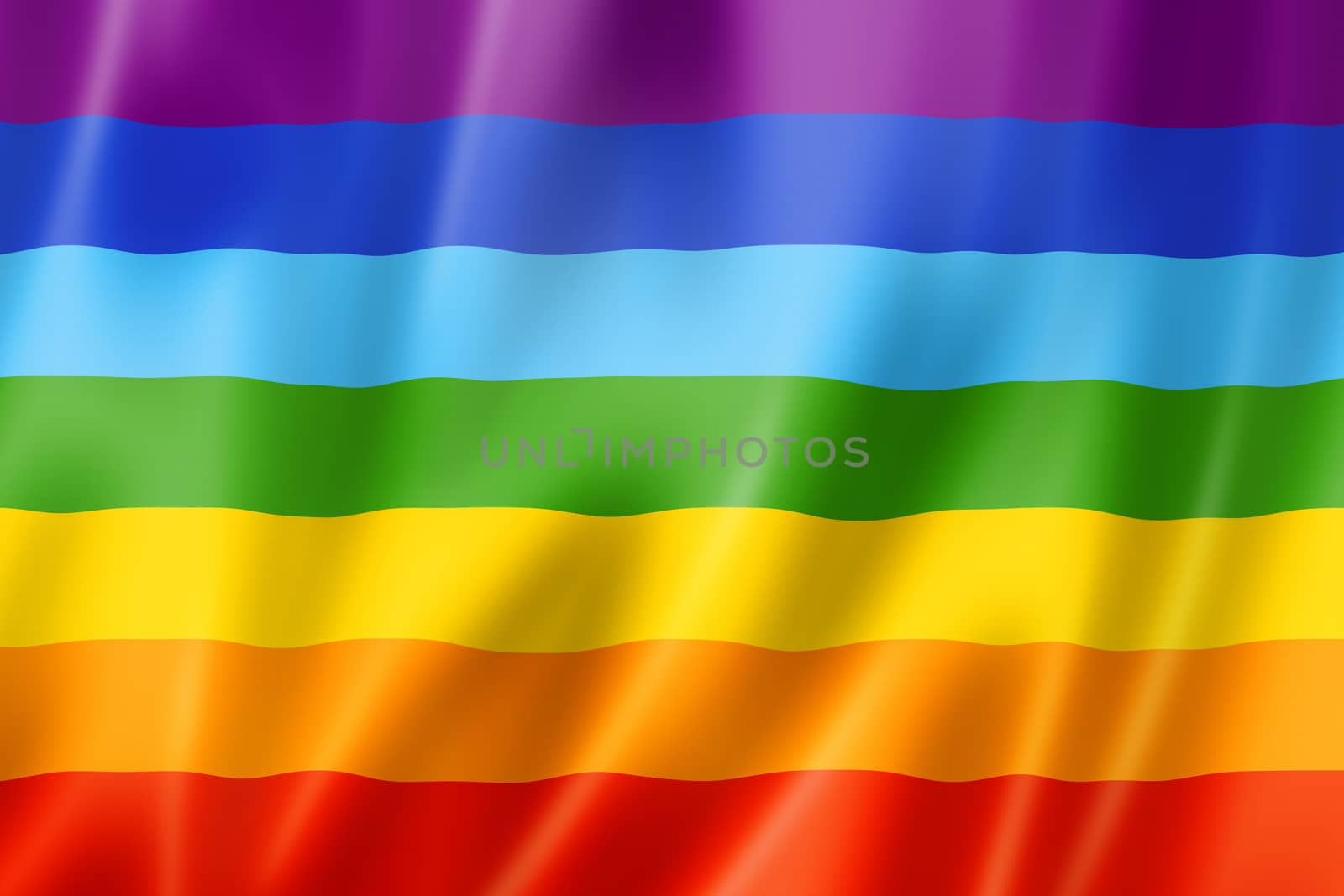 Rainbow peace flag by daboost