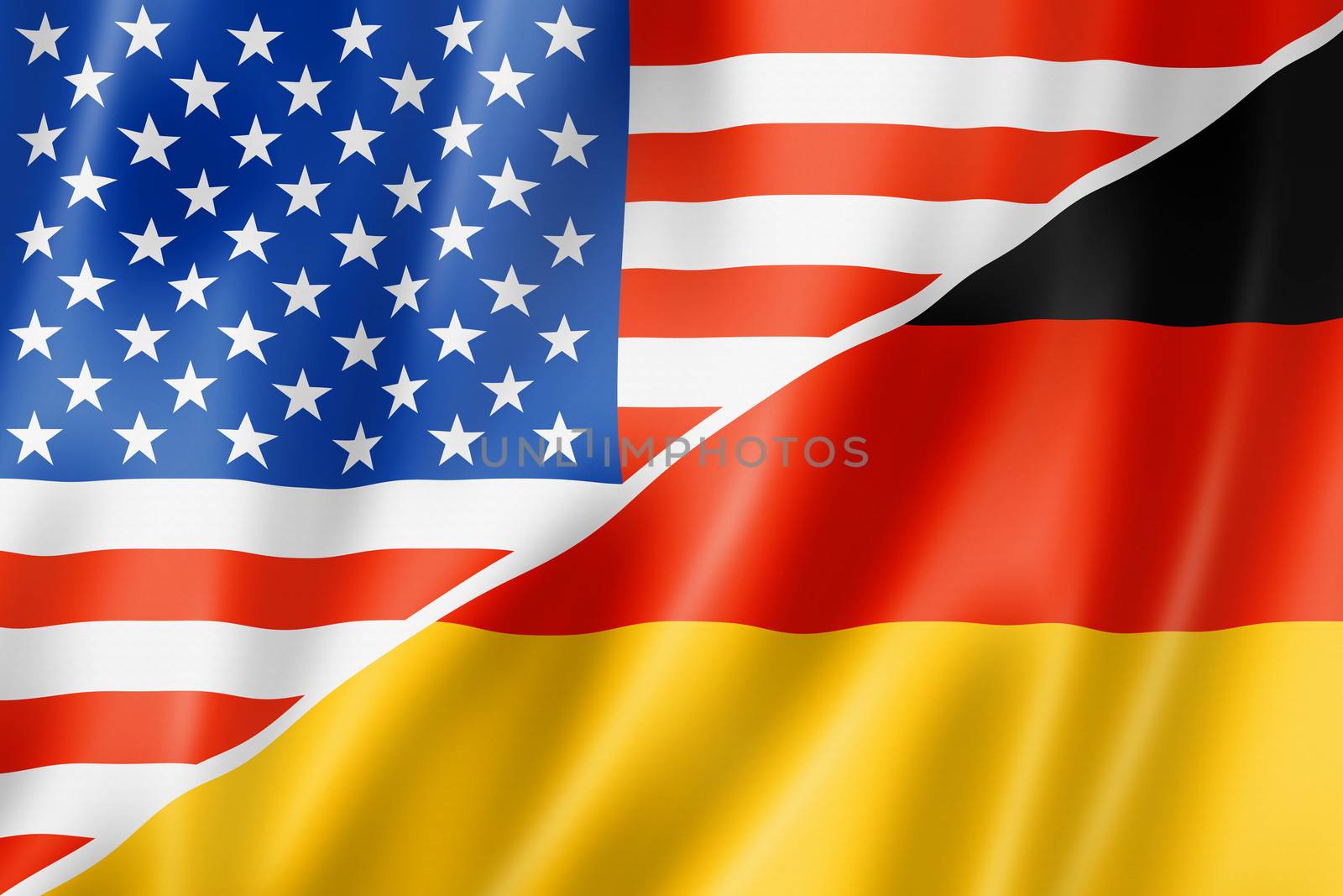 USA and Germany flag by daboost