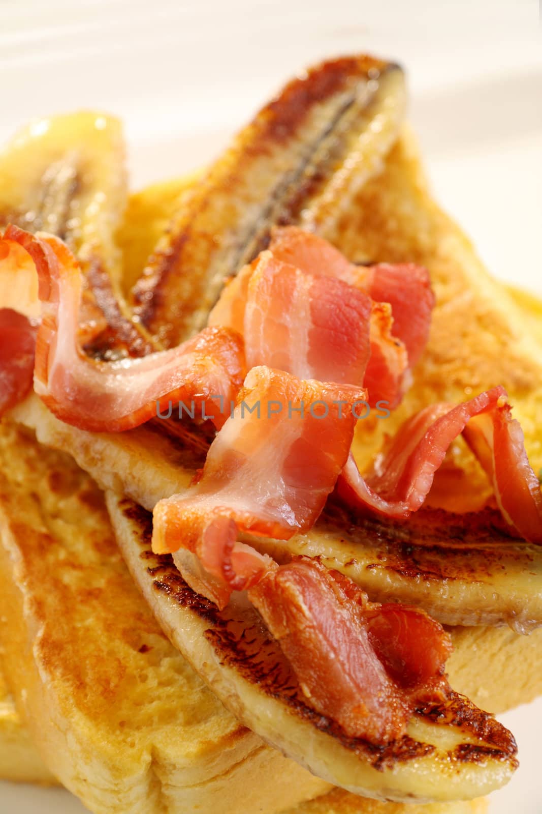 Bacon And Banana Toast by jabiru