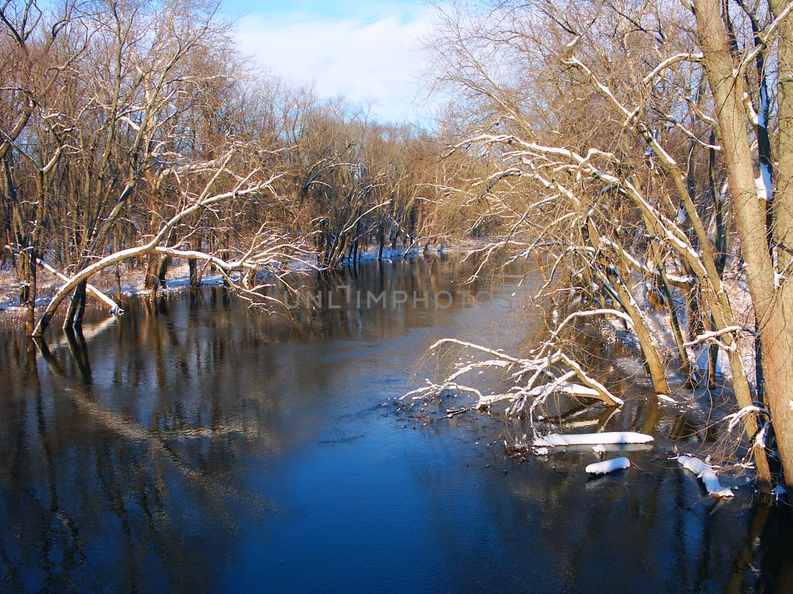 Sangamon River in central Illinois by Wirepec