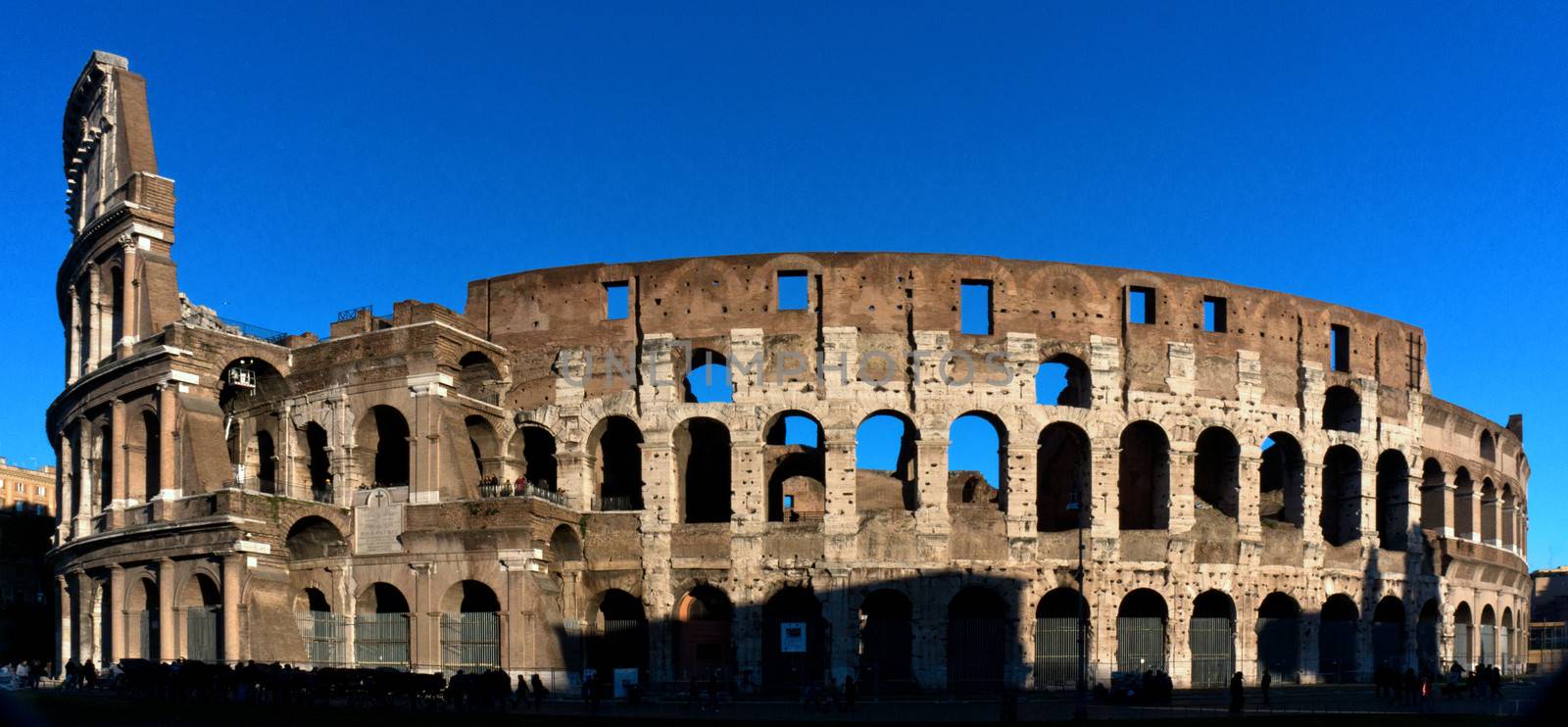 ROME - Circa 2012.  The colloseum, the most iconic building of  Rome on December, 2012 in Rome, Italy . 