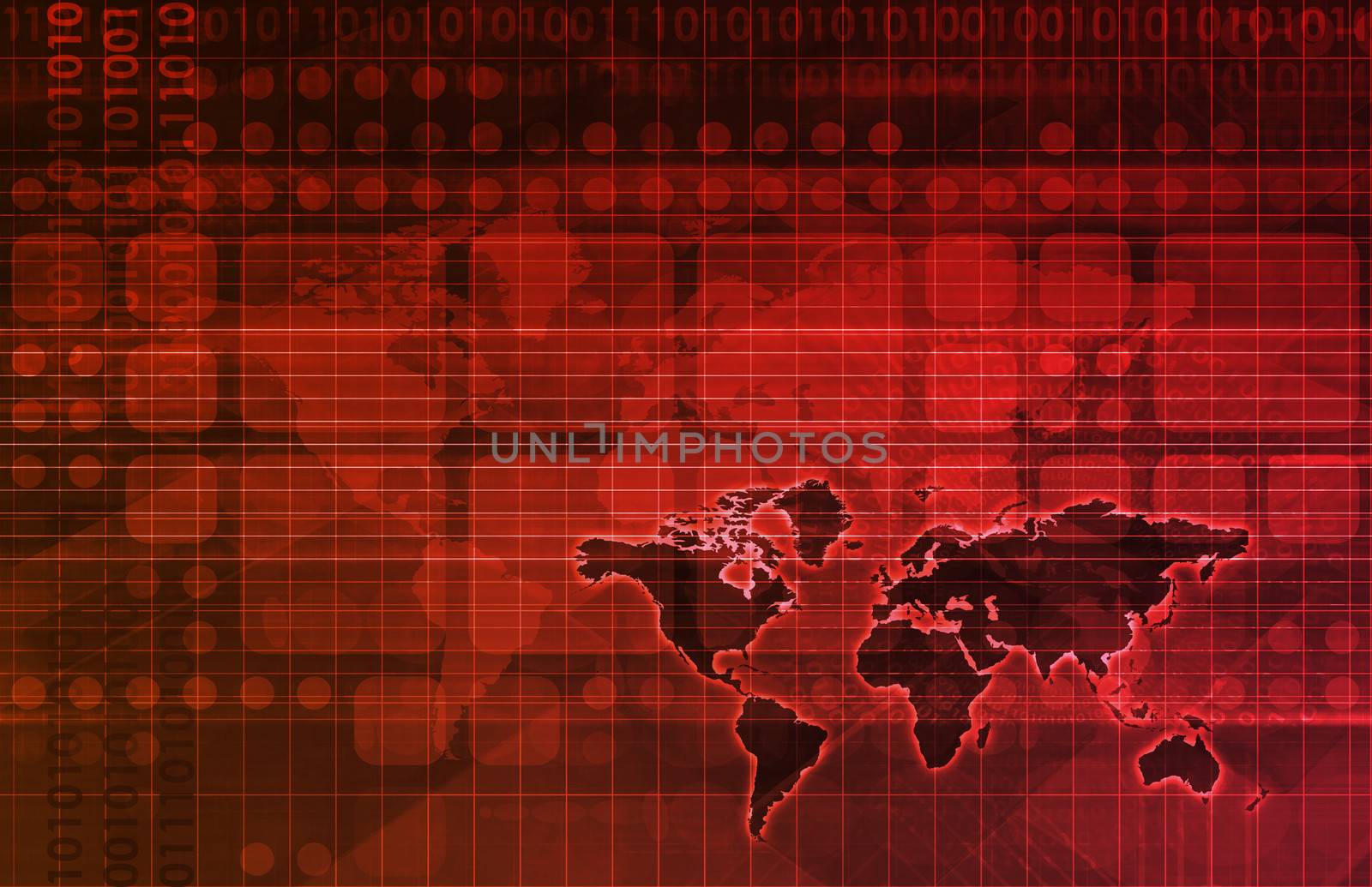 Futuristic Web Cyber Data Grid Color Background