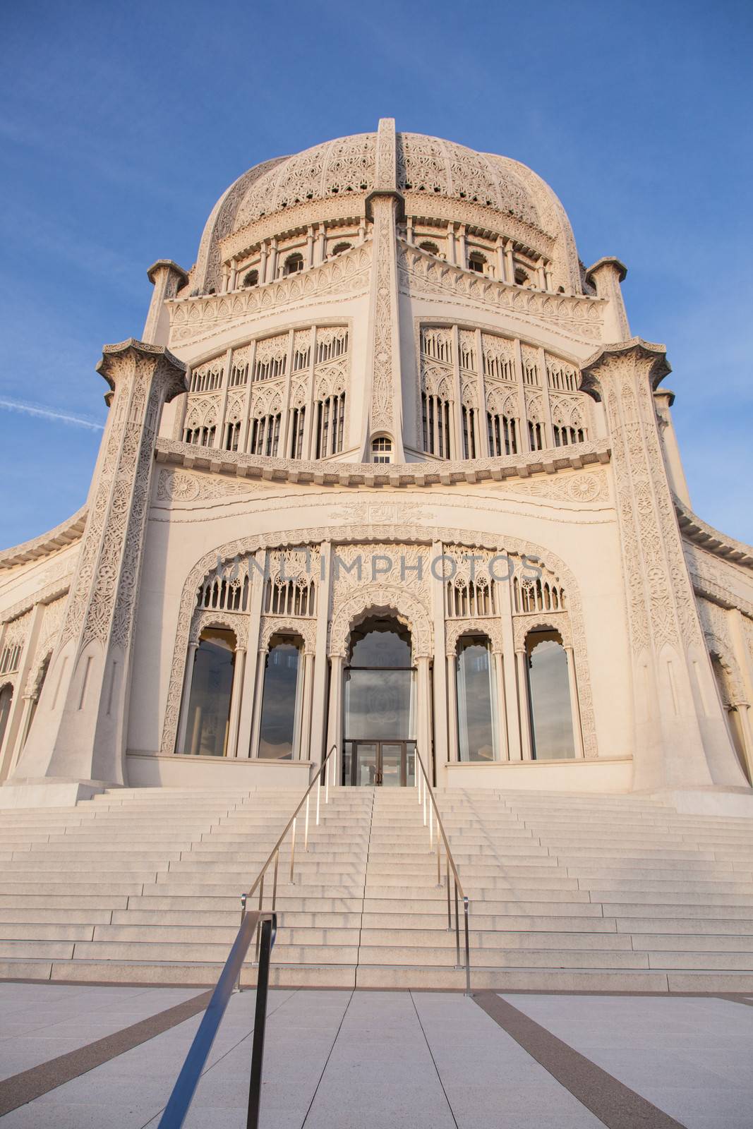 Bah��'�� Temple in Wilmette, Illinois, is the oldest surviving Bah��'�� House of Worship in the world.
