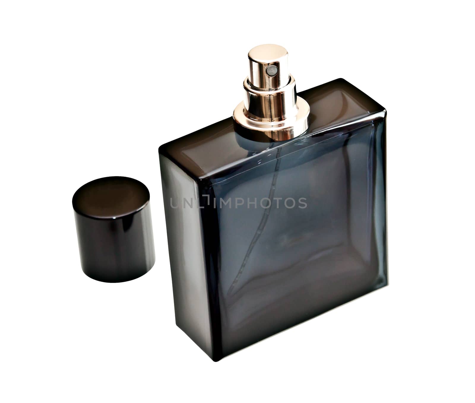 Perfume bottle isolated on white background
