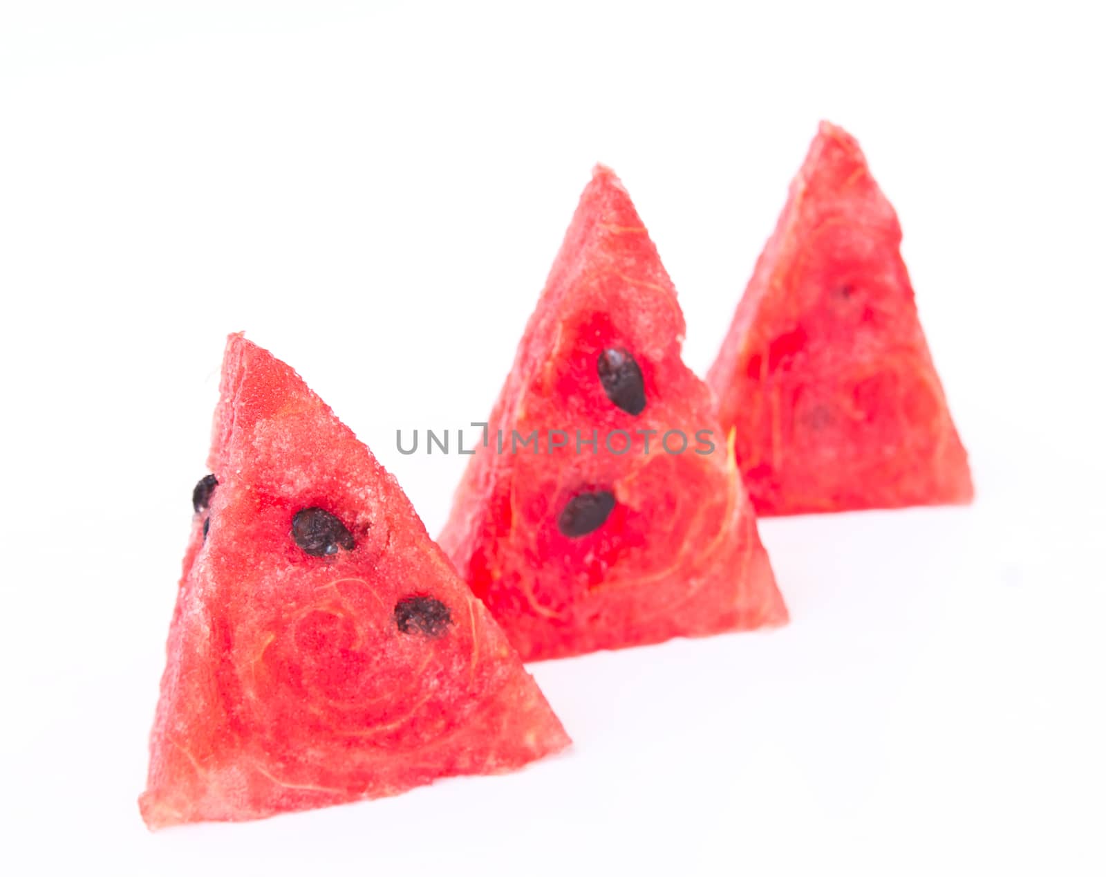 Watermelon slice isolated by den_rutchapong