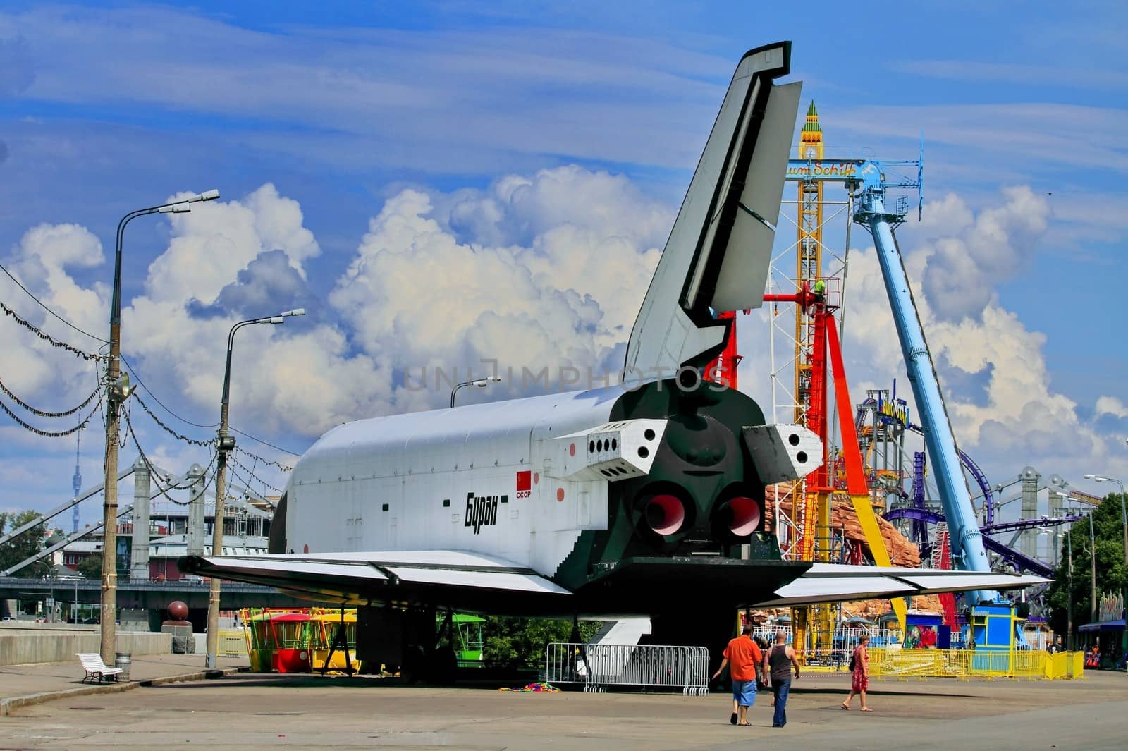 monument BURAN spacecraft