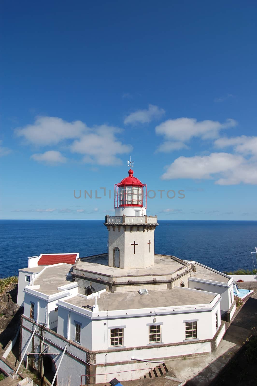 Lighthouse in azores, San miguel, Portugal
