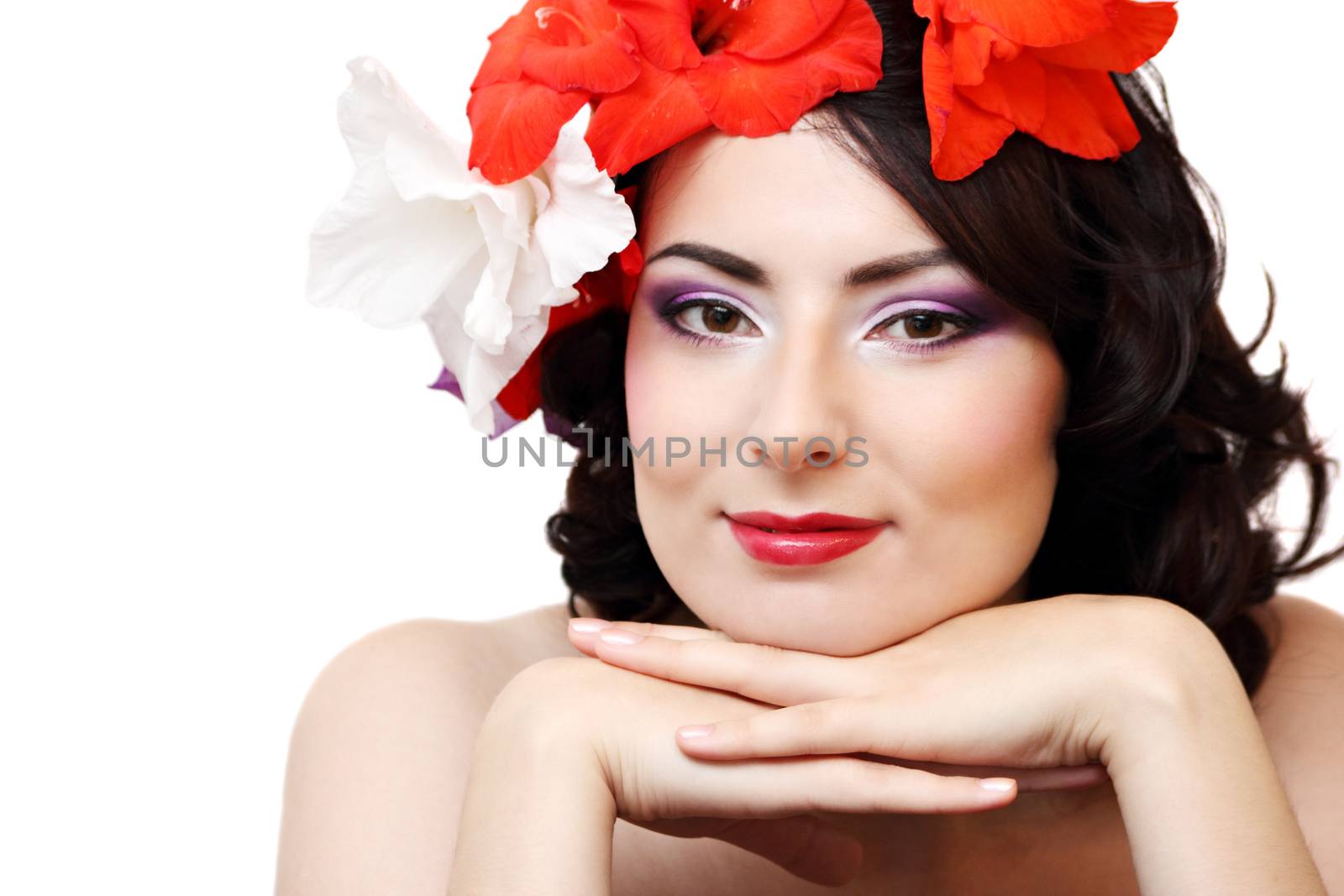 Beautiful young woman portrait