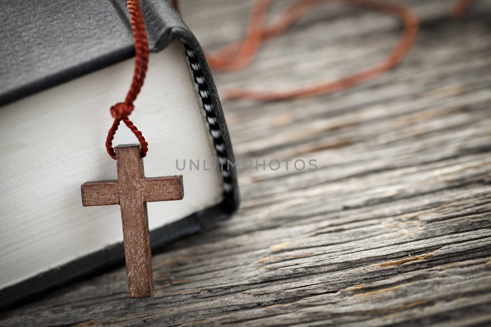 Cross and Bible by elenathewise