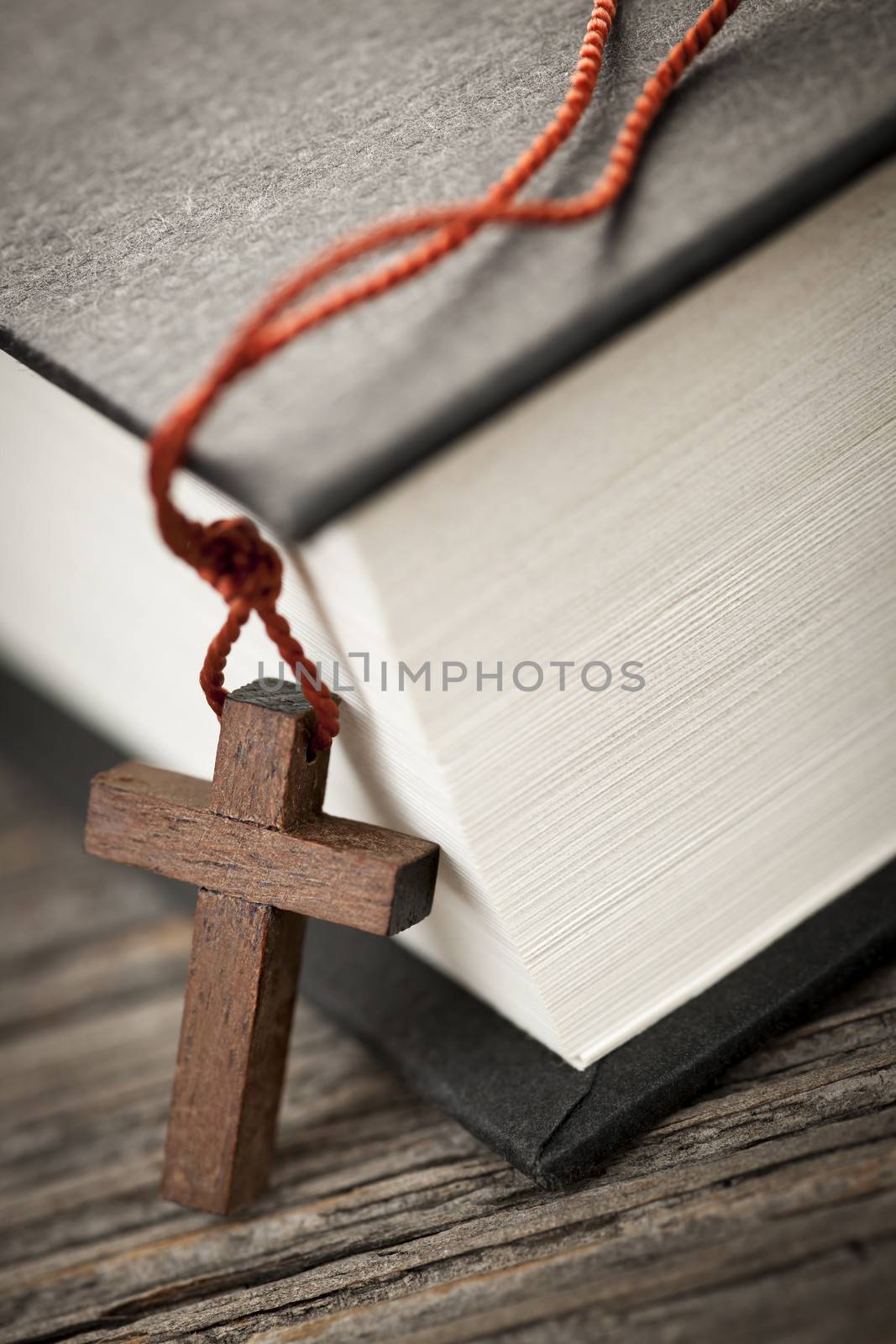 Cross and Bible by elenathewise