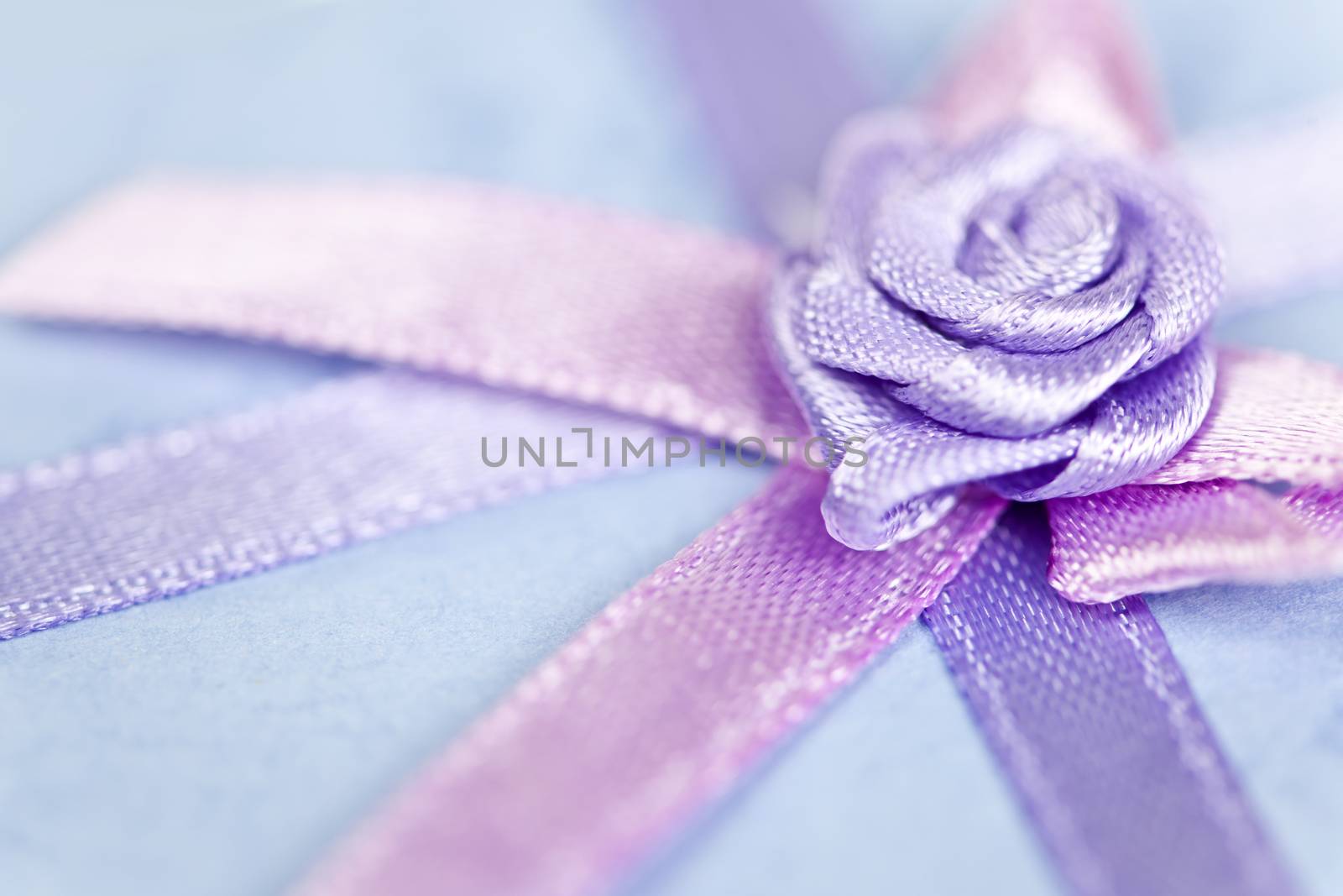 Gift ribbon on box by elenathewise
