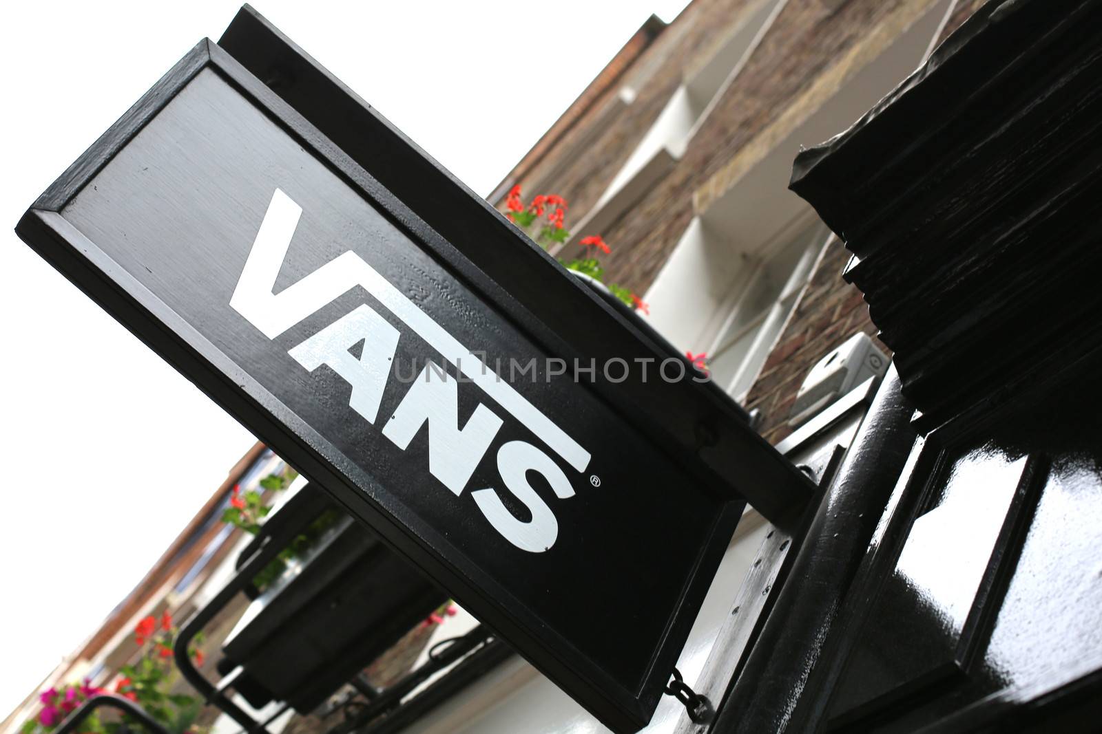 Vans Shop Sign Carnaby Street London by Whiteboxmedia