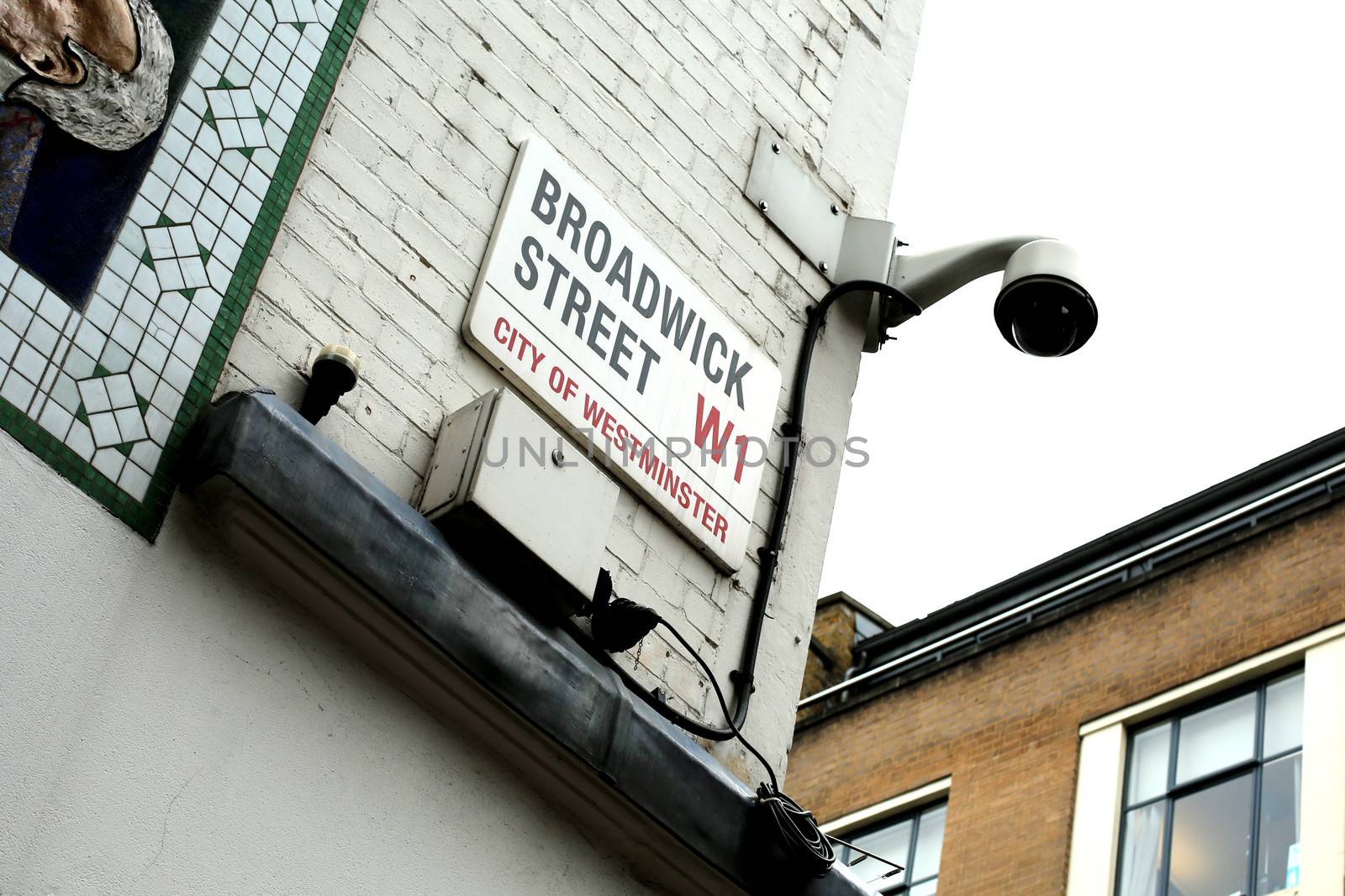 Broadwick Street Sign London W1 by Whiteboxmedia