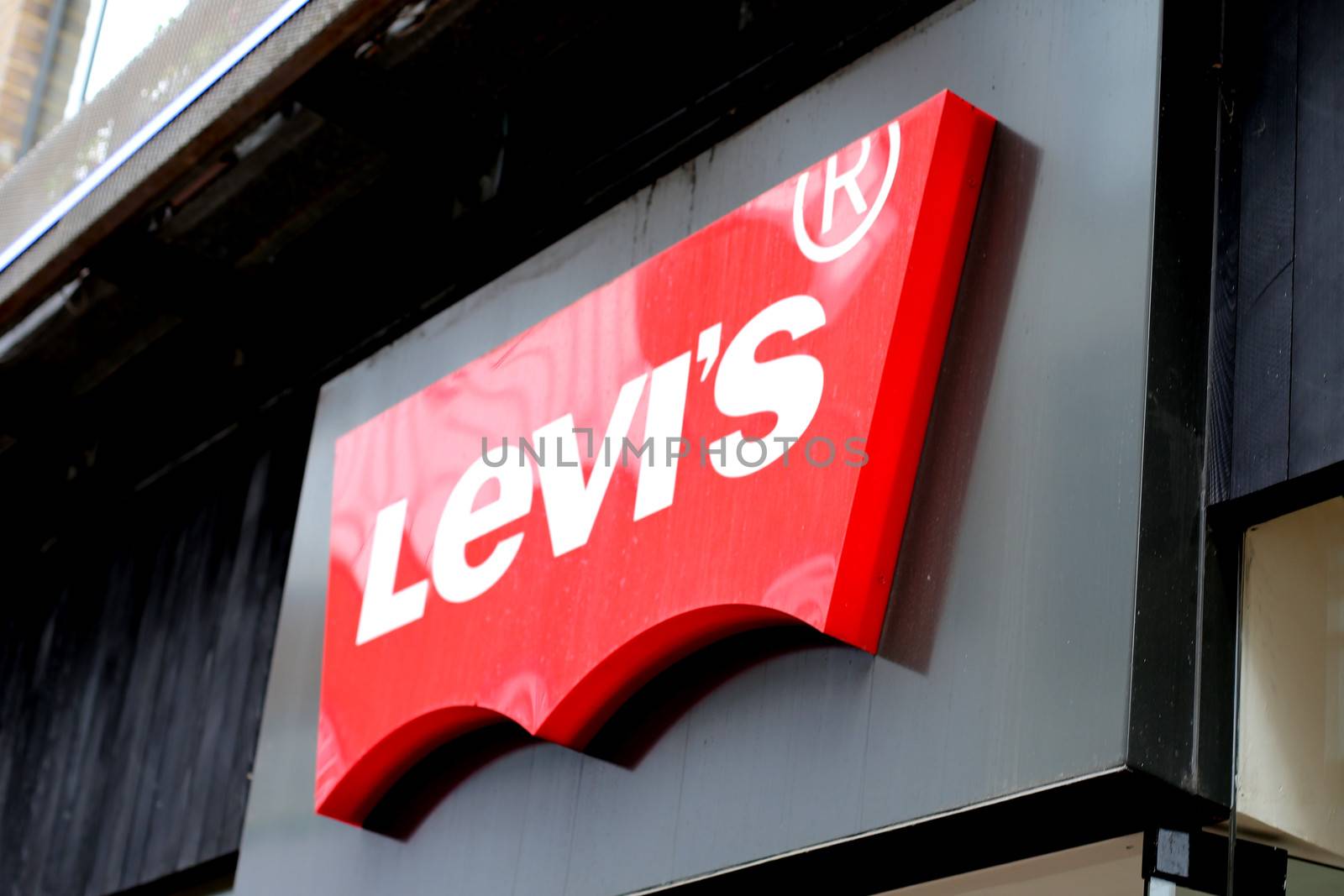 Levi's Shop Sign Carnaby Street London by Whiteboxmedia