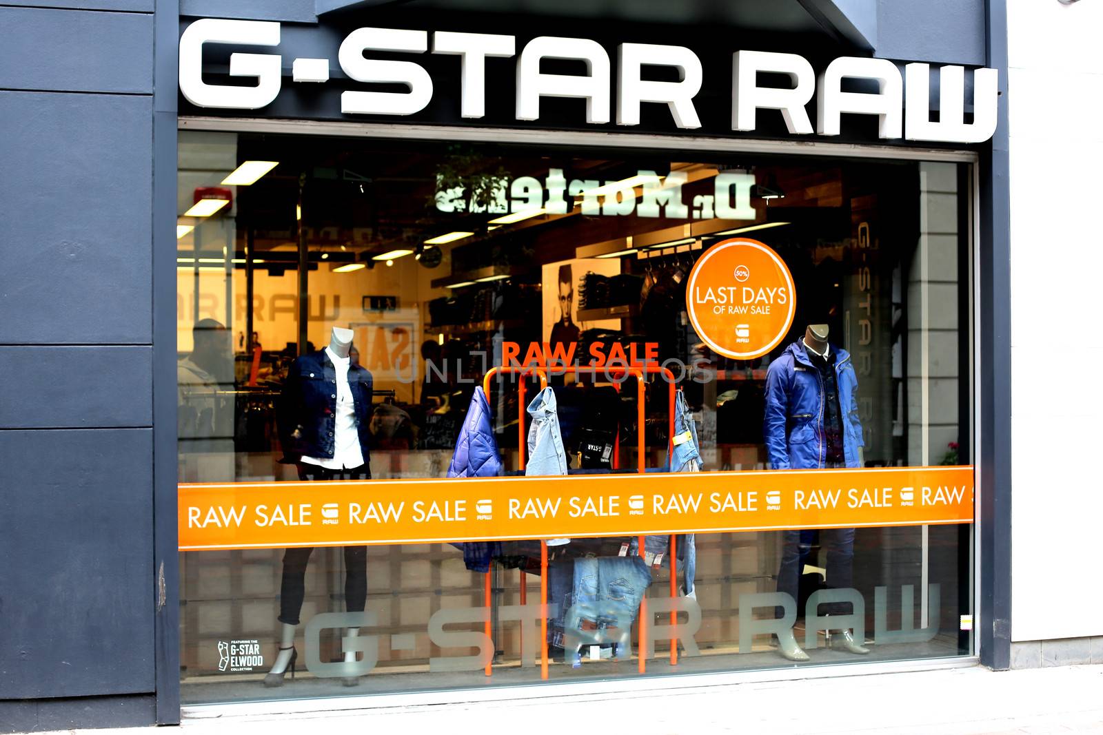 G-Star Raw Shop Sign Carnaby Street London by Whiteboxmedia
