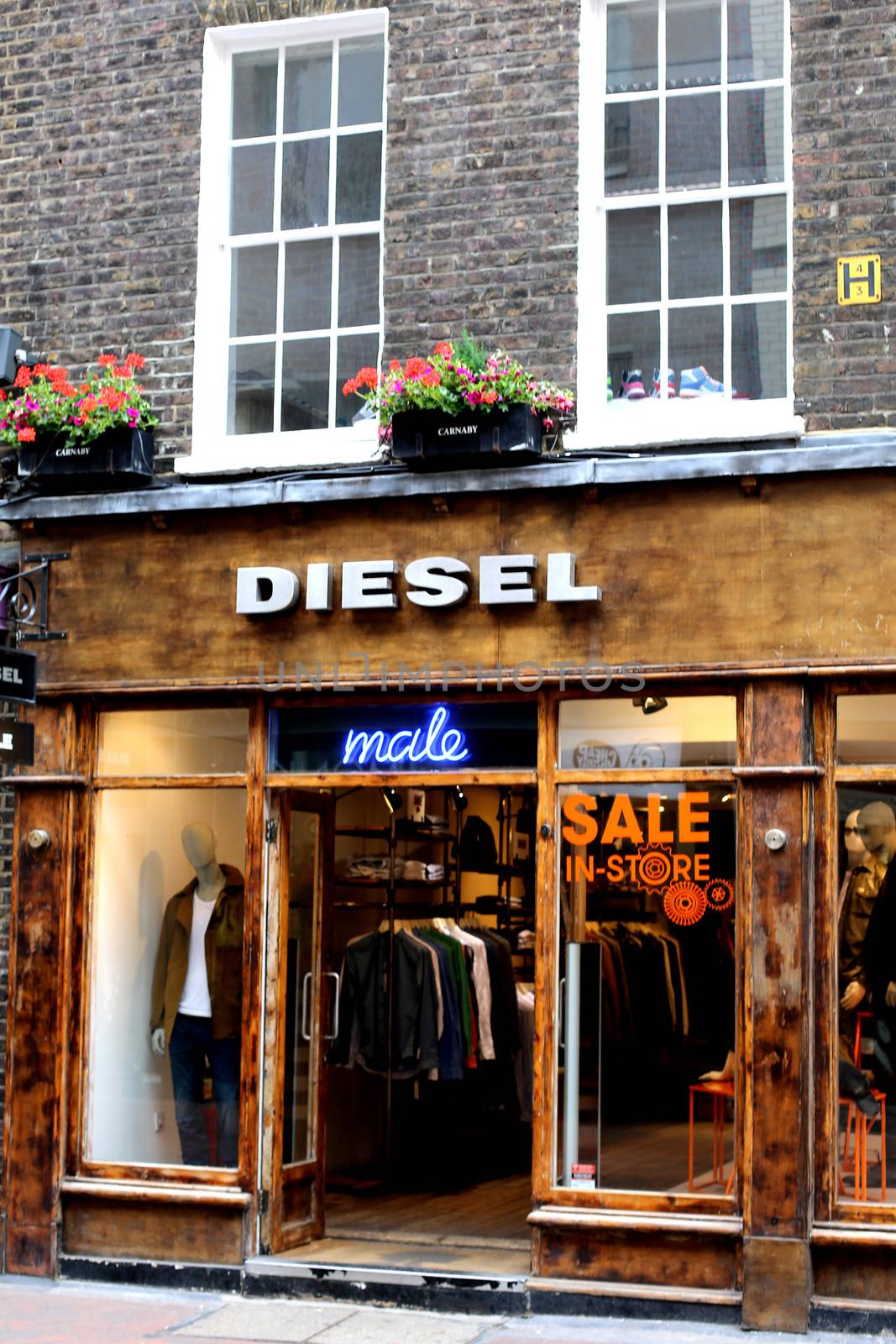 Diesel Shop Front Carnaby Street London by Whiteboxmedia