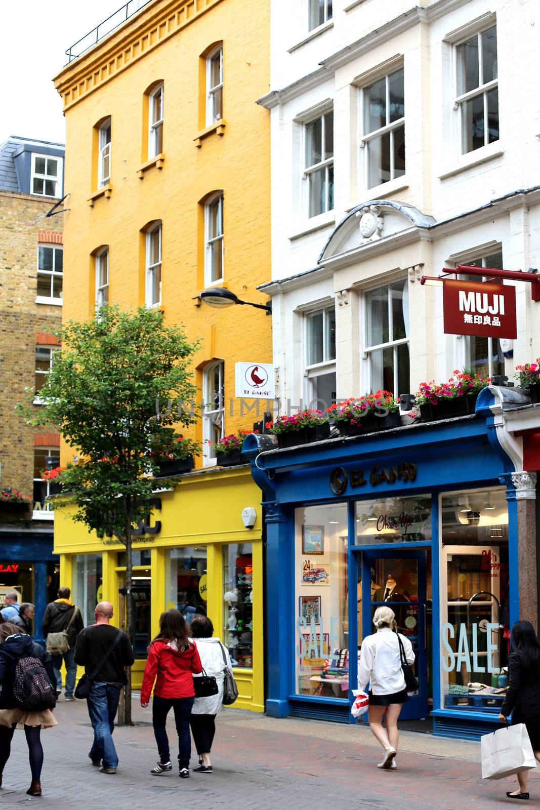 Shoppers Carnaby Street London by Whiteboxmedia